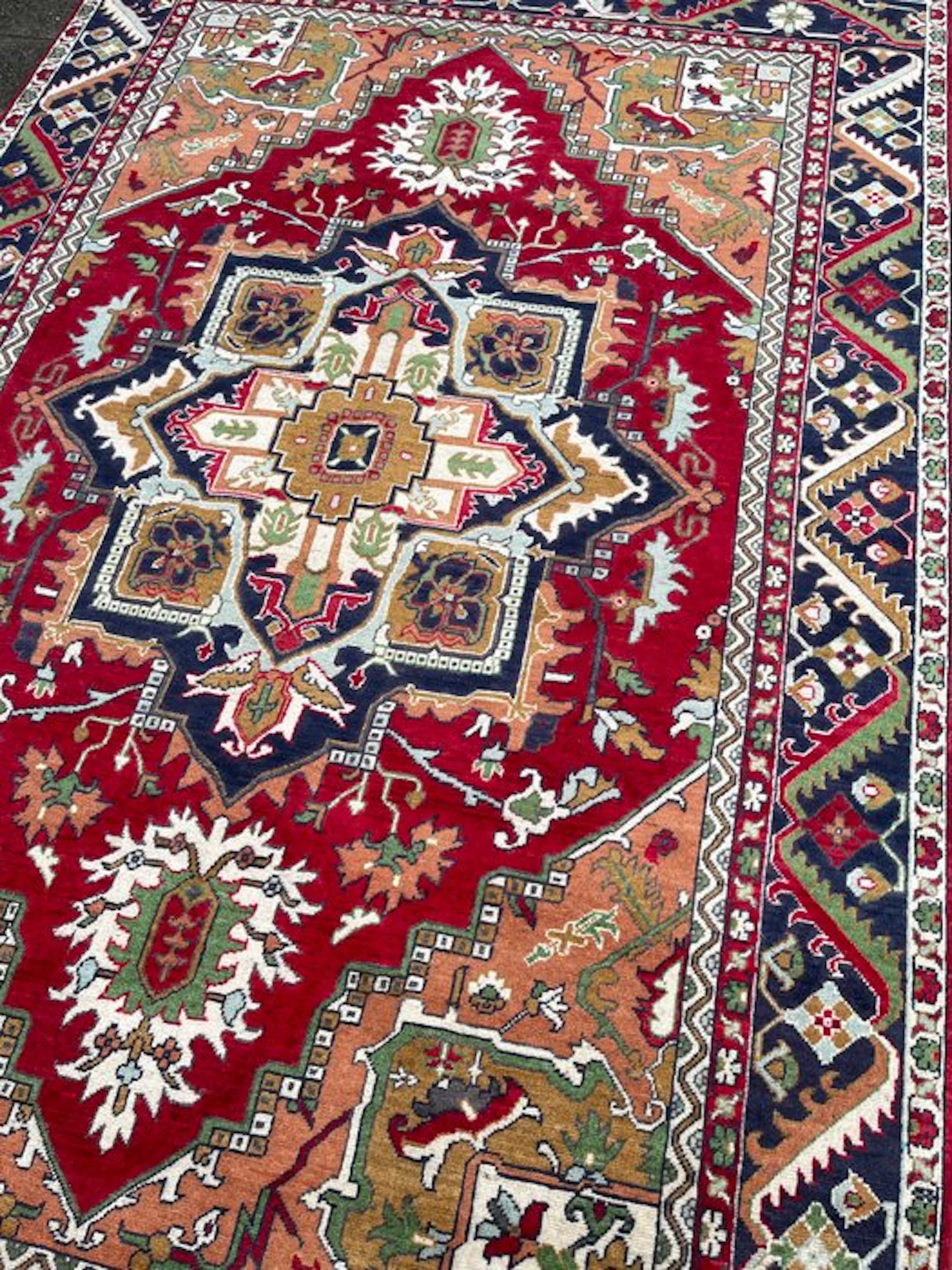 Afghan modern Ziegler - ( Unused ) hand-knotted - wool...