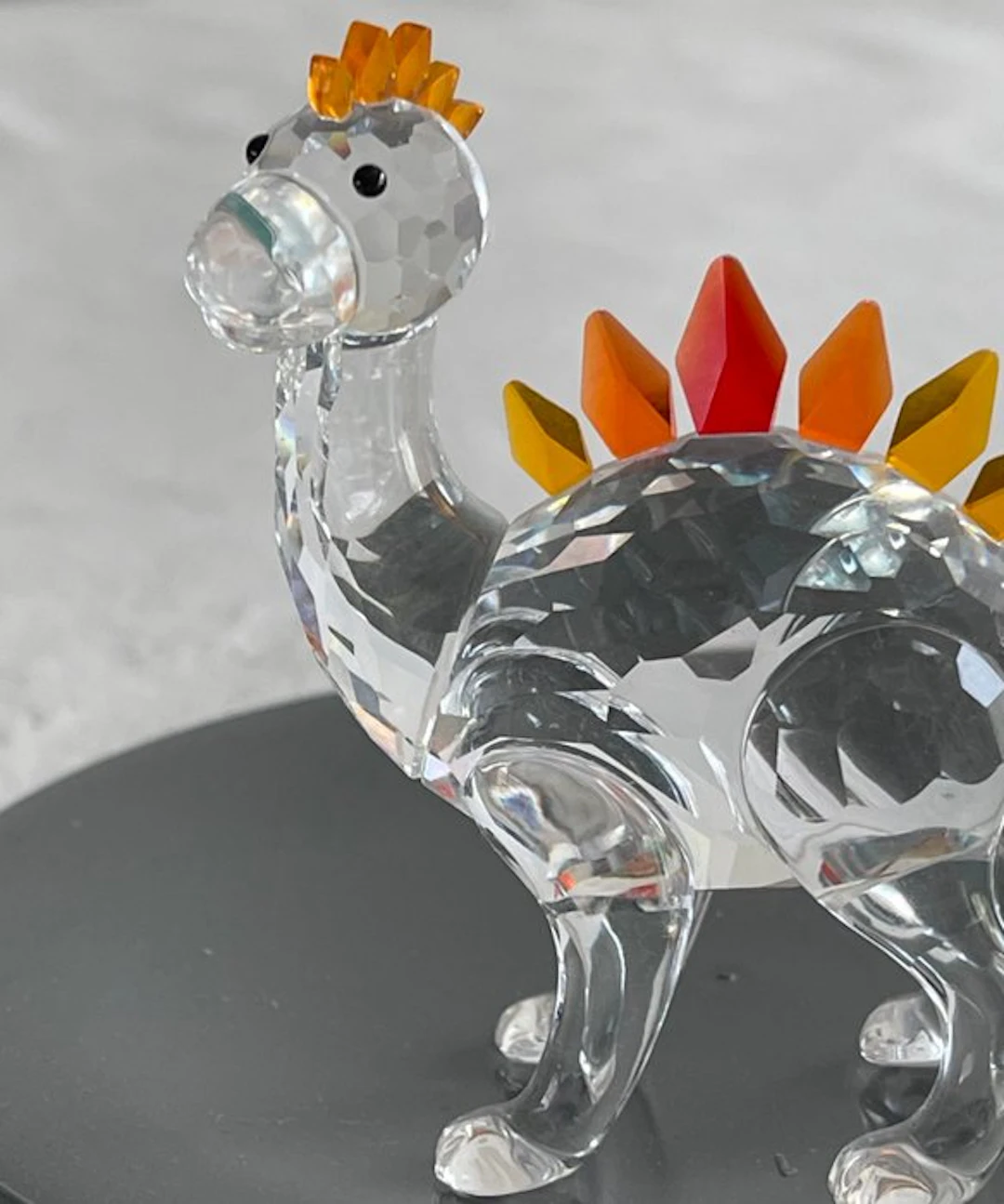 Swarovski - Edith Mair - Statuette, Dinosaurus "Dino" - 7 cm - Crystal - 2002