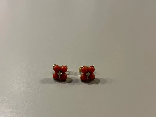 No reserve price - Earrings - 18 kt. Yellow gold
