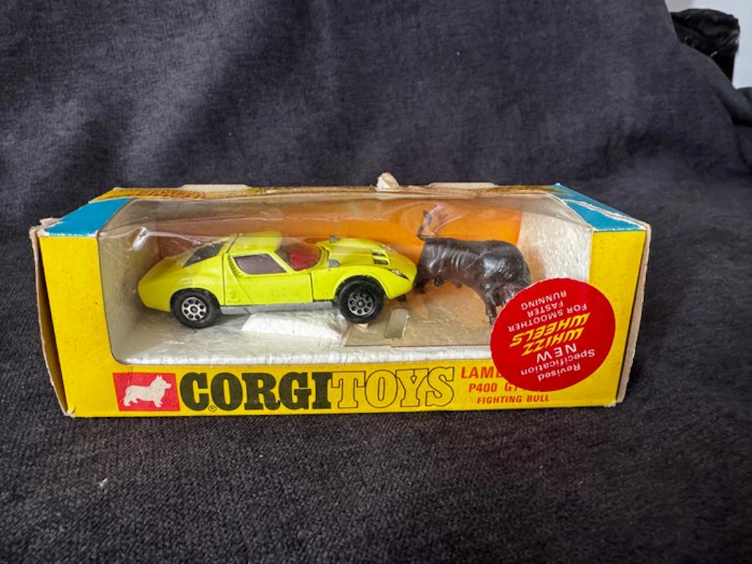 Corgi 1:43 - Model car - Lamborghini P400 GT Miura - Corgi Toys Whizzwheels