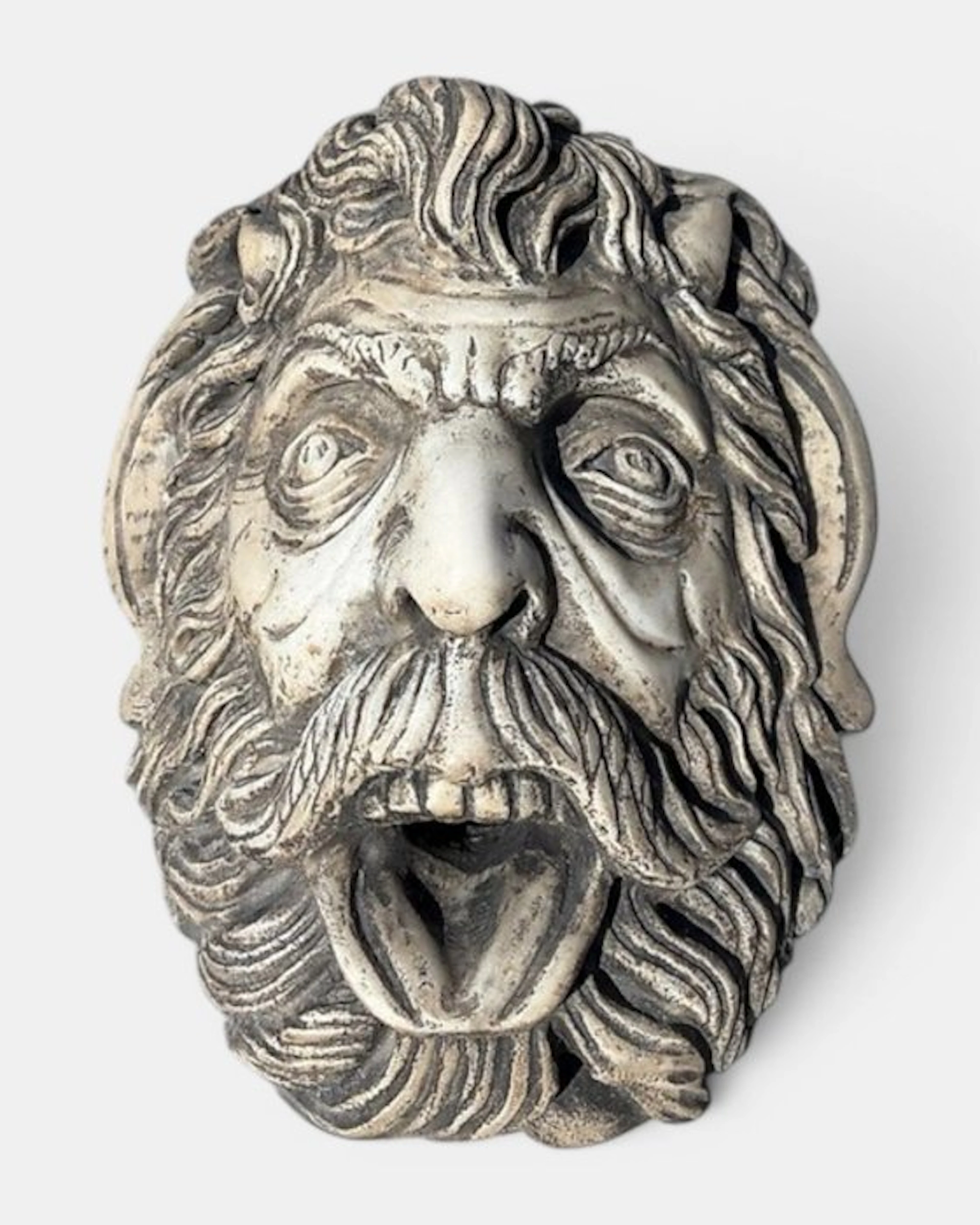 Sculpture, Volto grottesco di Fauno - 30 cm - Marble