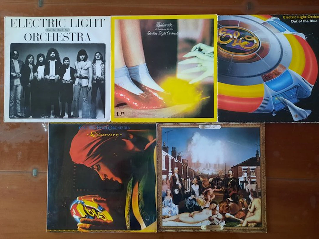 E.L.O. - 5 x LPs including 1 x double LP - Multiple...