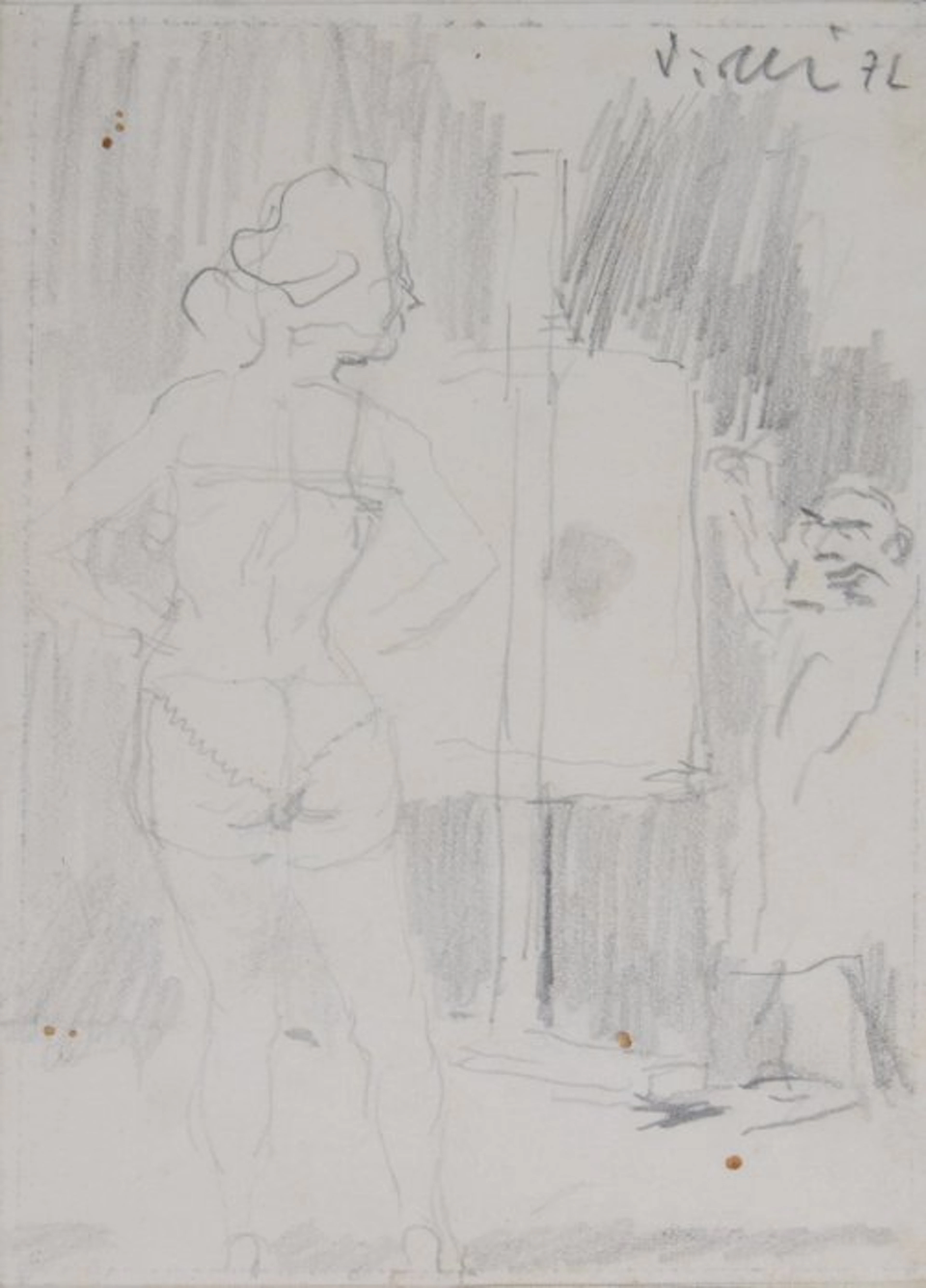 Walter Piacesi (1929-2022) - Pittore e Modella