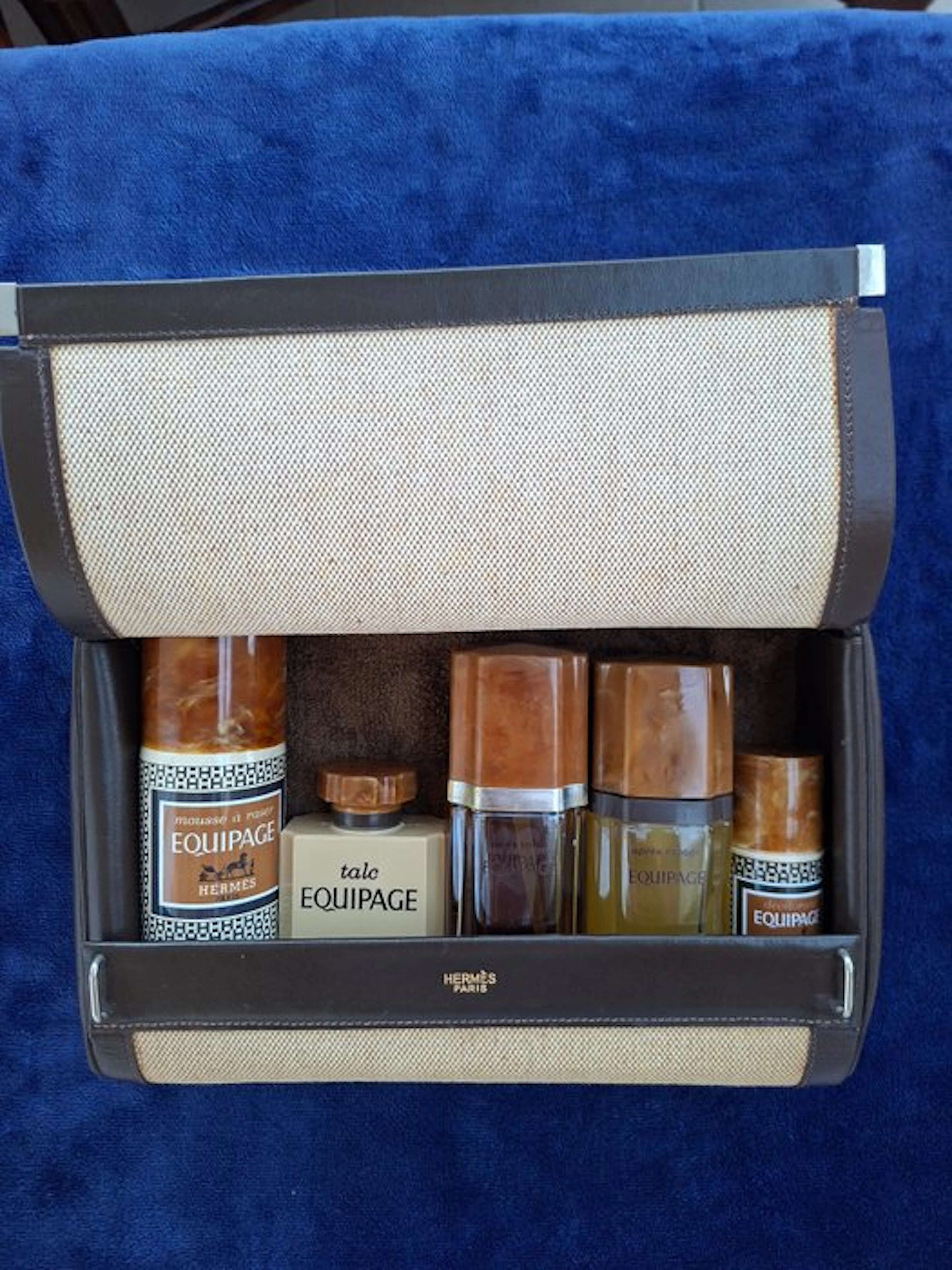Vanity travel set - Glass - HERMES Equipage