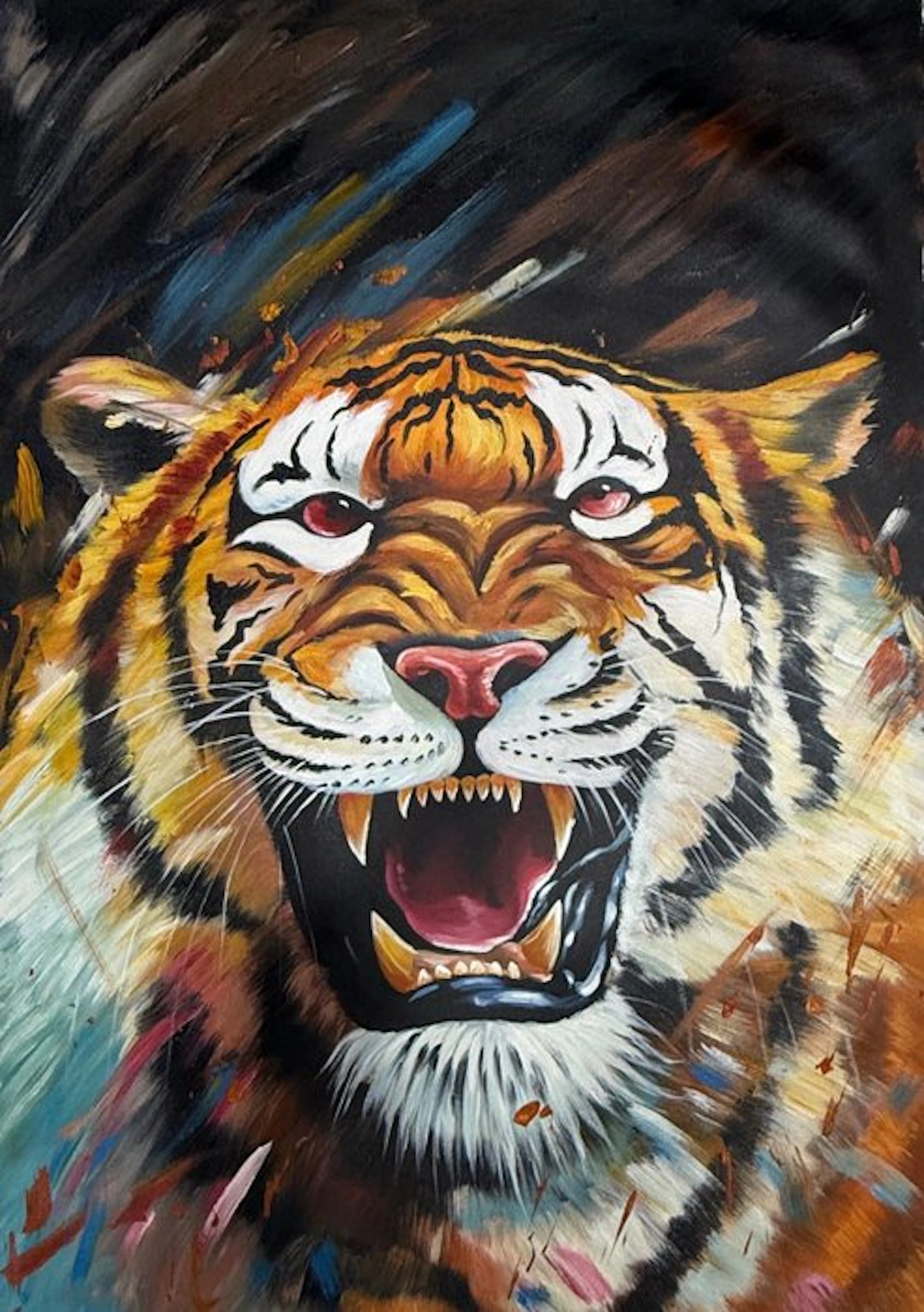 Trinh Ngoc (1992) - Le Tigre ↑100 →70 cm