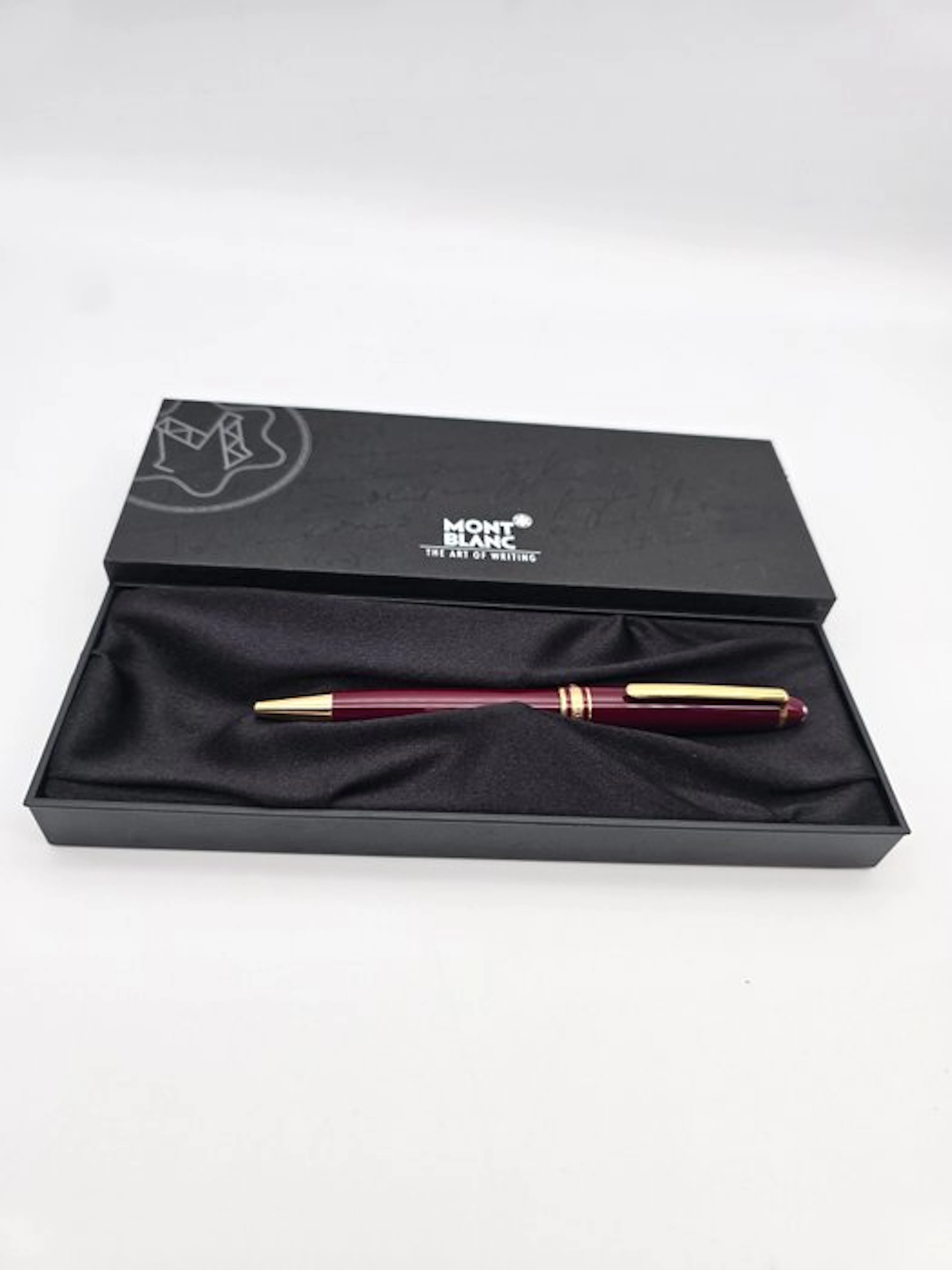 Montblanc - Bolígrafo Montblanc Meisterstuck burgundy burdeos - Pen