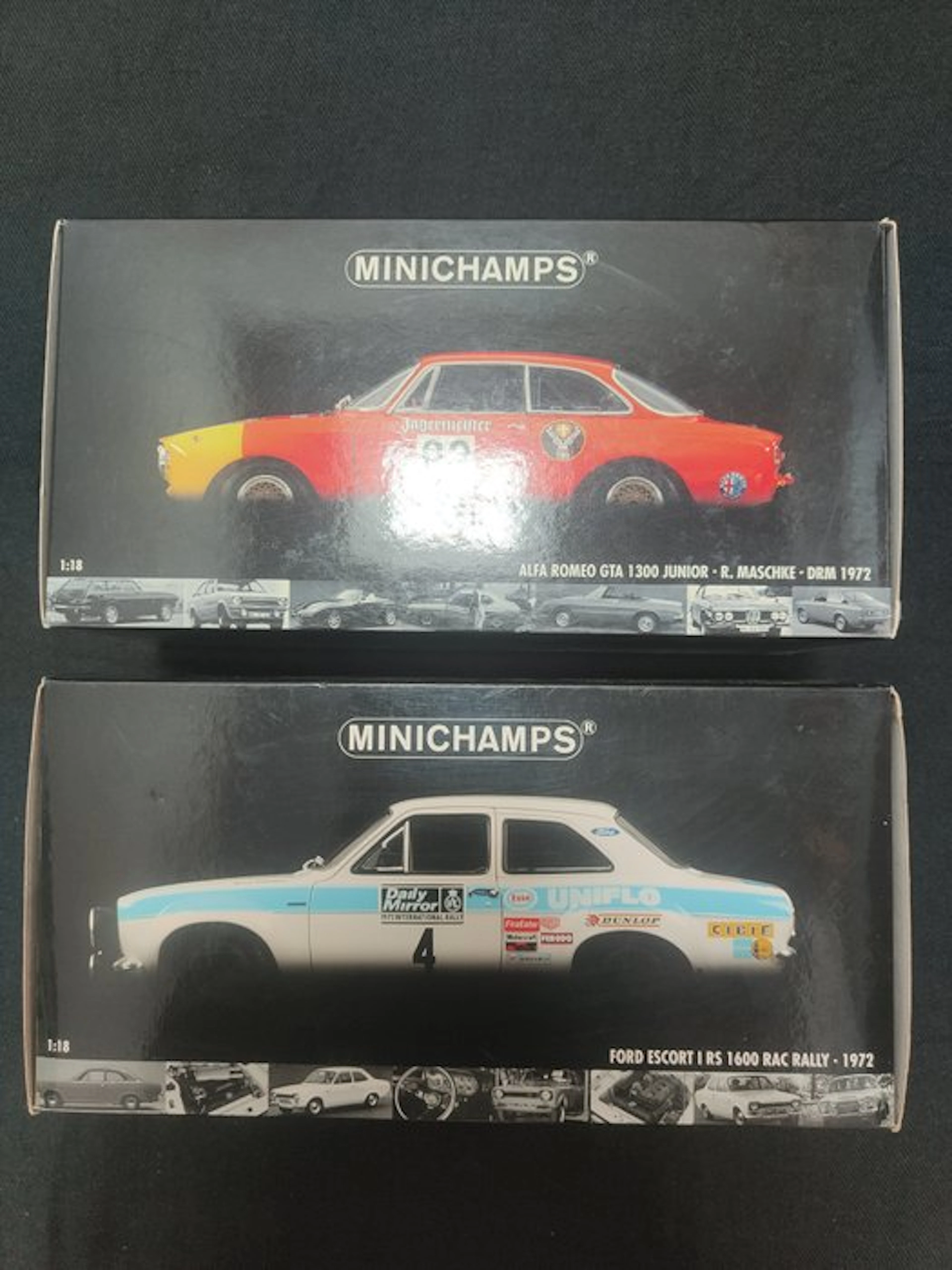 MiniChamps 1:18 - Model car (2) - Alfa Romeo GTA 1300...