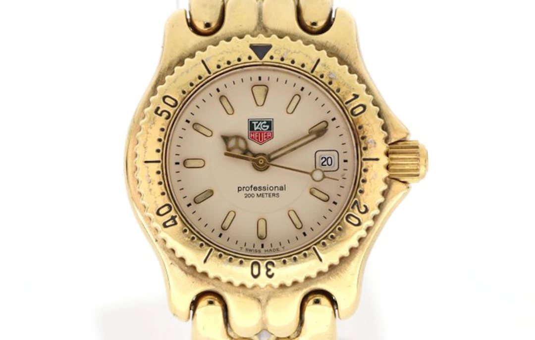 TAG Heuer - TAG Heuer S/el Professional 200M Gold Plated...