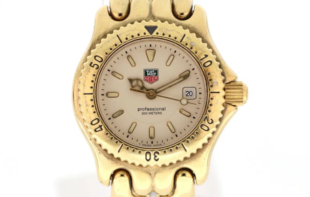 TAG Heuer - TAG Heuer S/el Professional 200M Gold Plated...