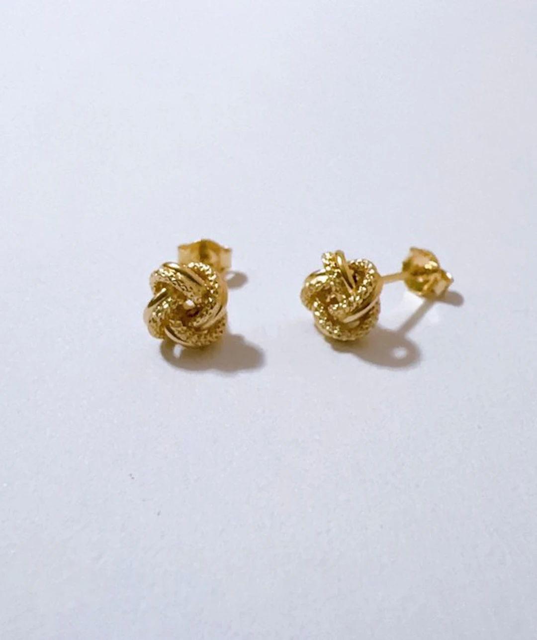 No reserve price - Earrings - 18 kt. Yellow gold - Knot earrings, 1.10 g