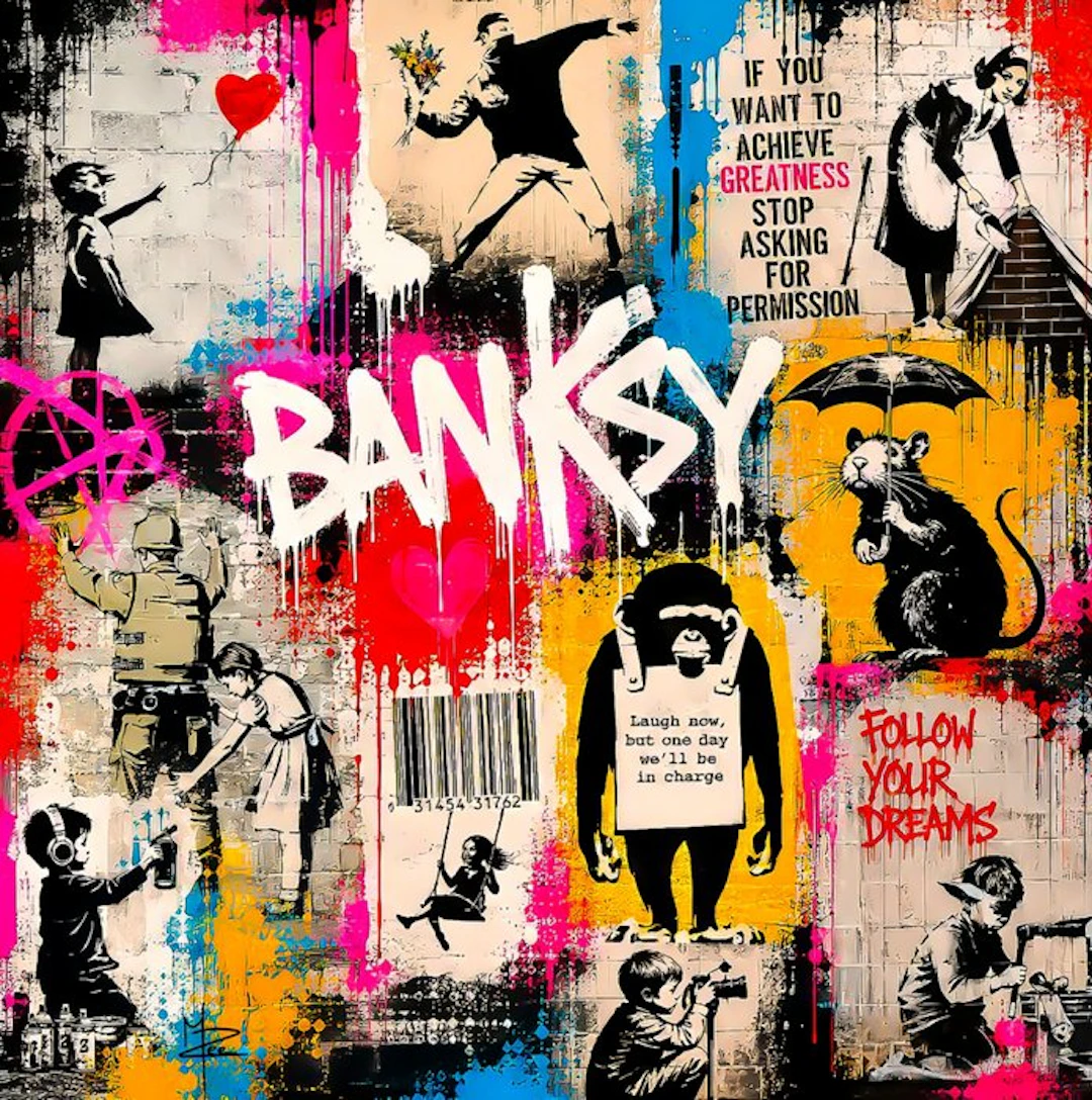 PLM-Art - Banksy Pop Art Style