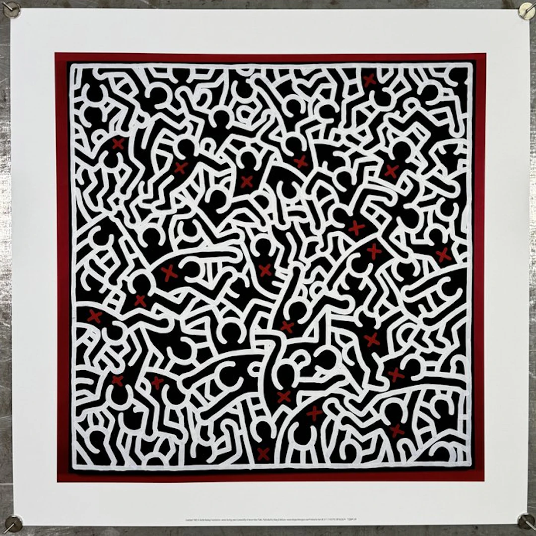 Keith Haring - Untitled 1985 | COA King & McGaw...