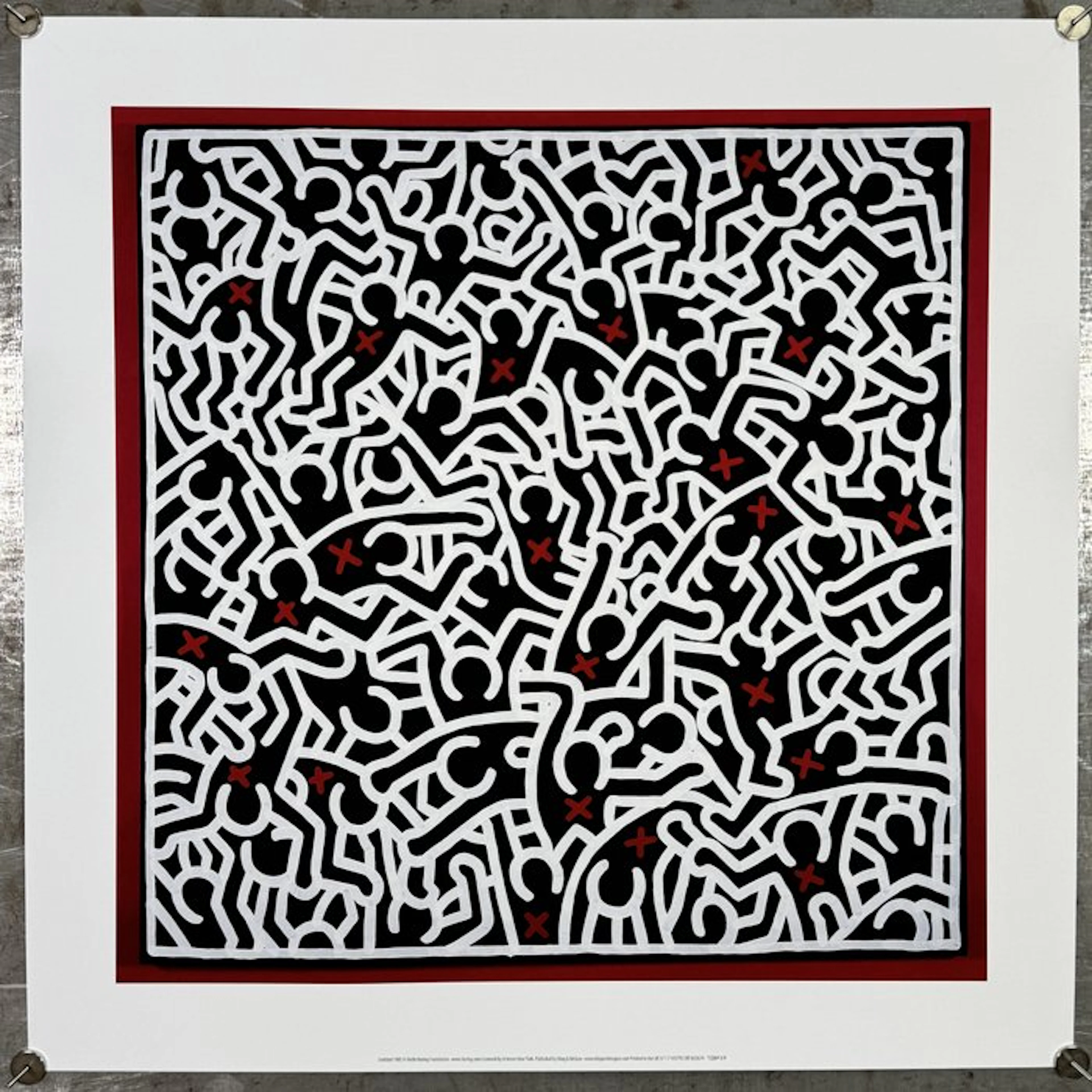 Keith Haring - Untitled 1985 | COA King & McGaw...