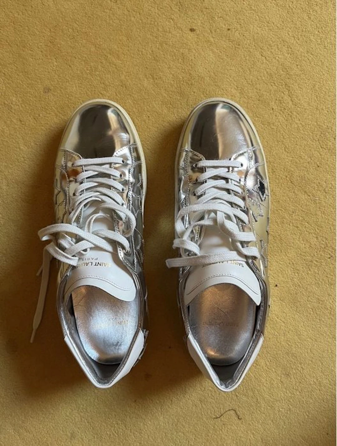 Saint Laurent - Court Classic Silver Stars - High-top trainers - Size: EU 45