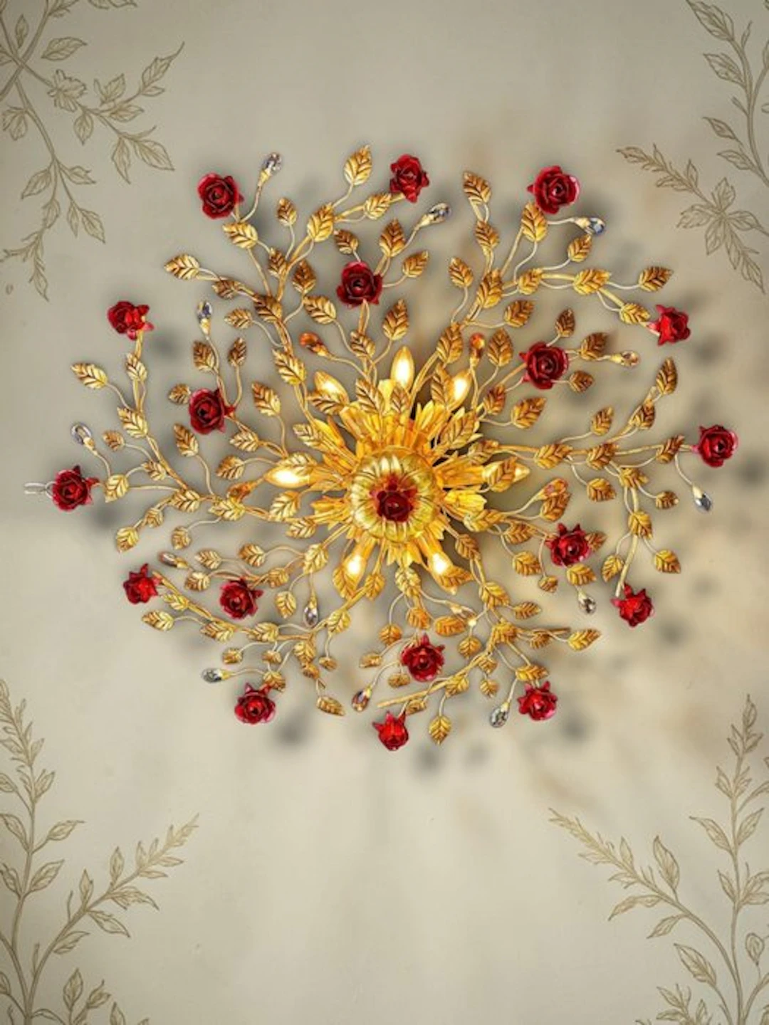 SLC Illumina - MG - Ceiling lamp - The Roses - Wrought...
