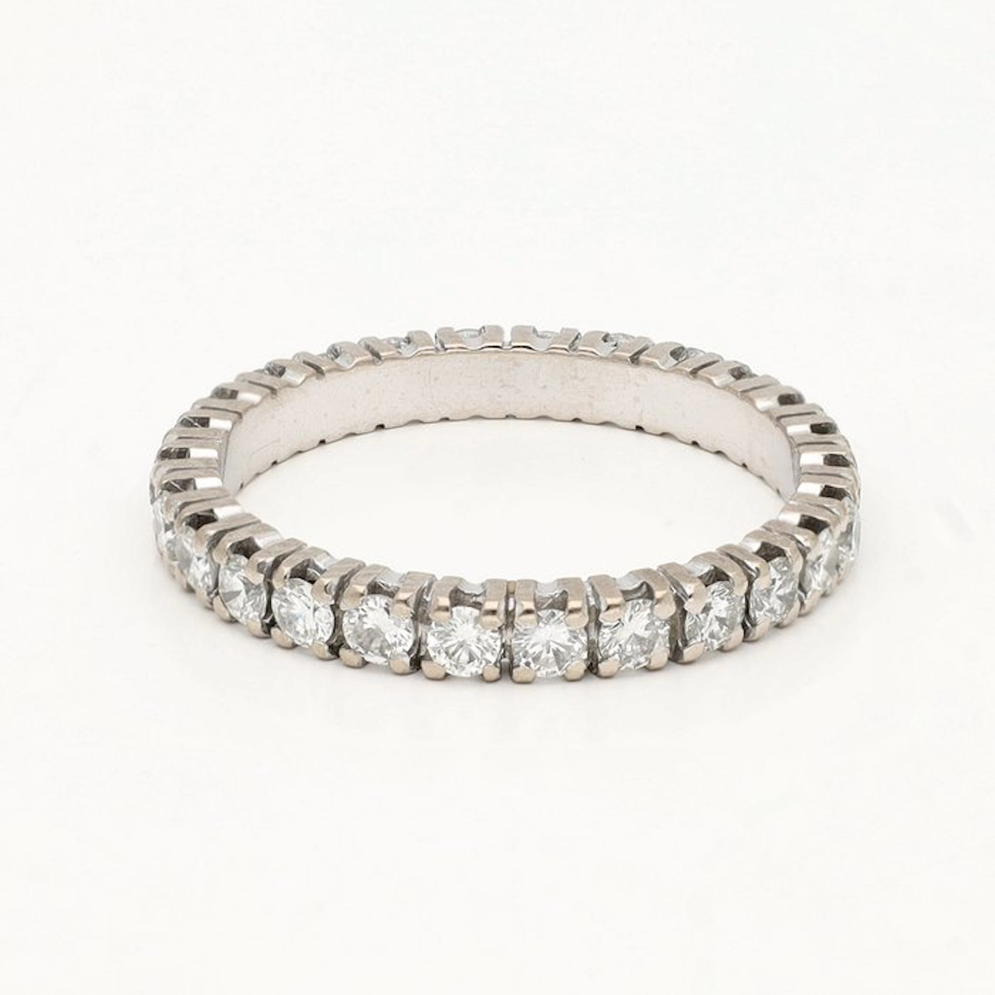 Ring - 18 kt. White gold Diamond (Natural)