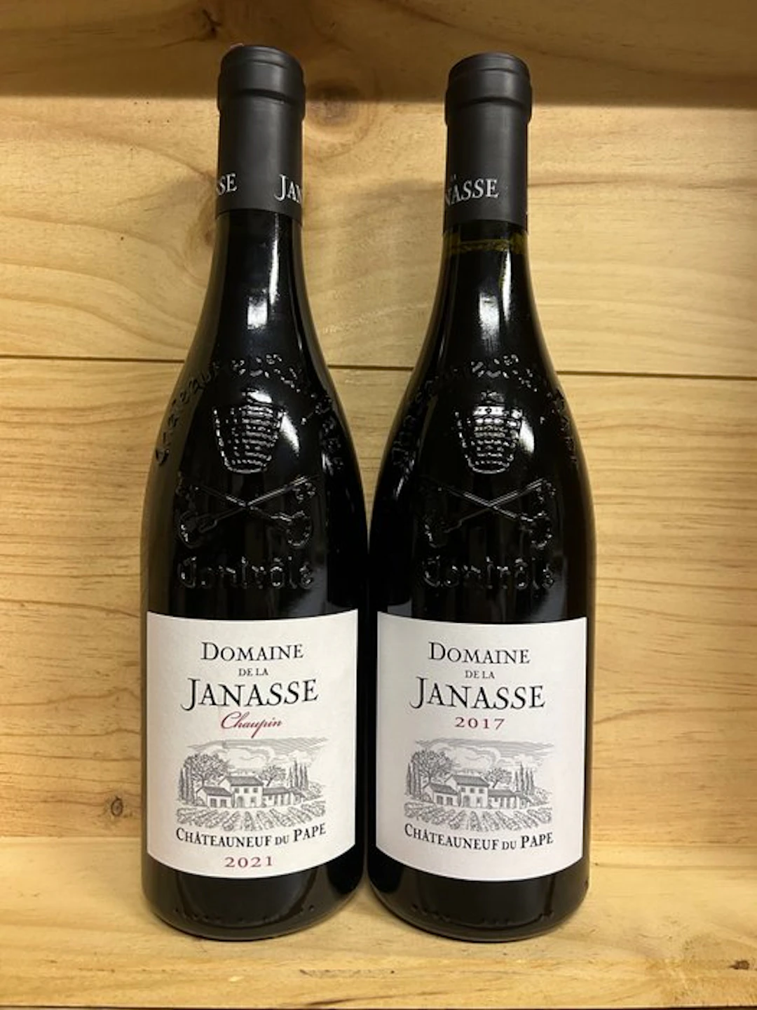 2017 Domaine de la Janasse : Châteauneuf-du-Pape Chaupin 2021, Châteauneuf-du-Pape Tradition 2017 - Châteauneuf-du-Pape - 2 Flaskor (0,75L)