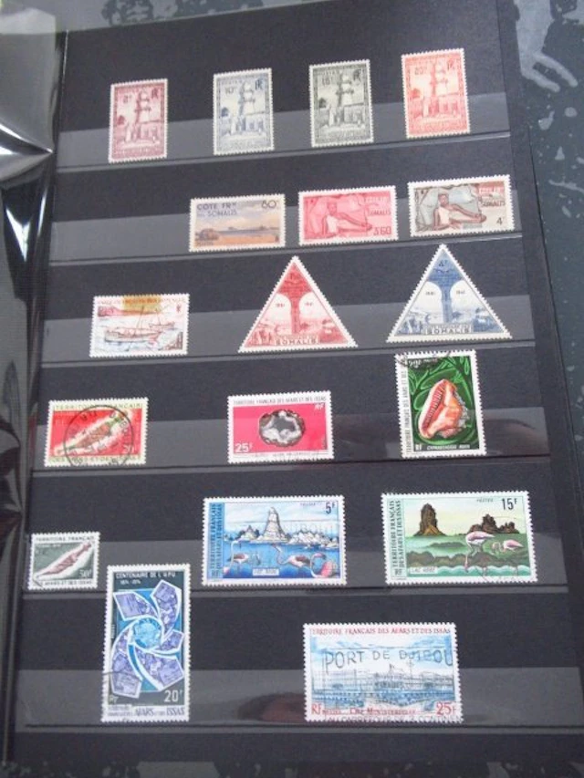 French Colony - collection de timbres