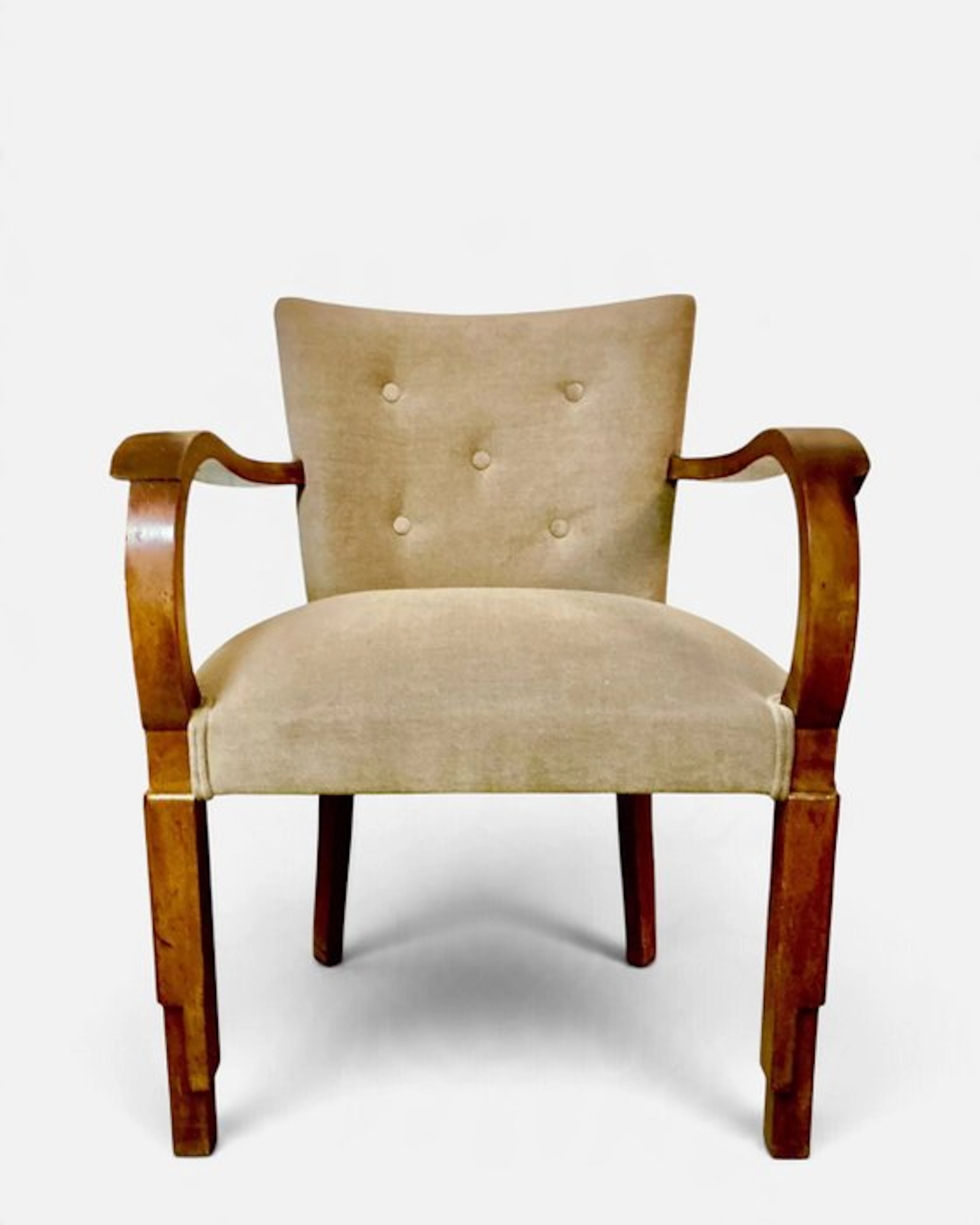 Armchair - Art Deco armchair - Mahogany - Art Deco armchair.