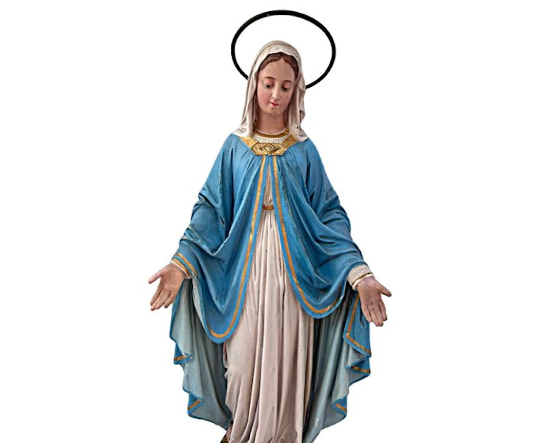 Statue, Madonna - 54 cm - sculptor's plaster