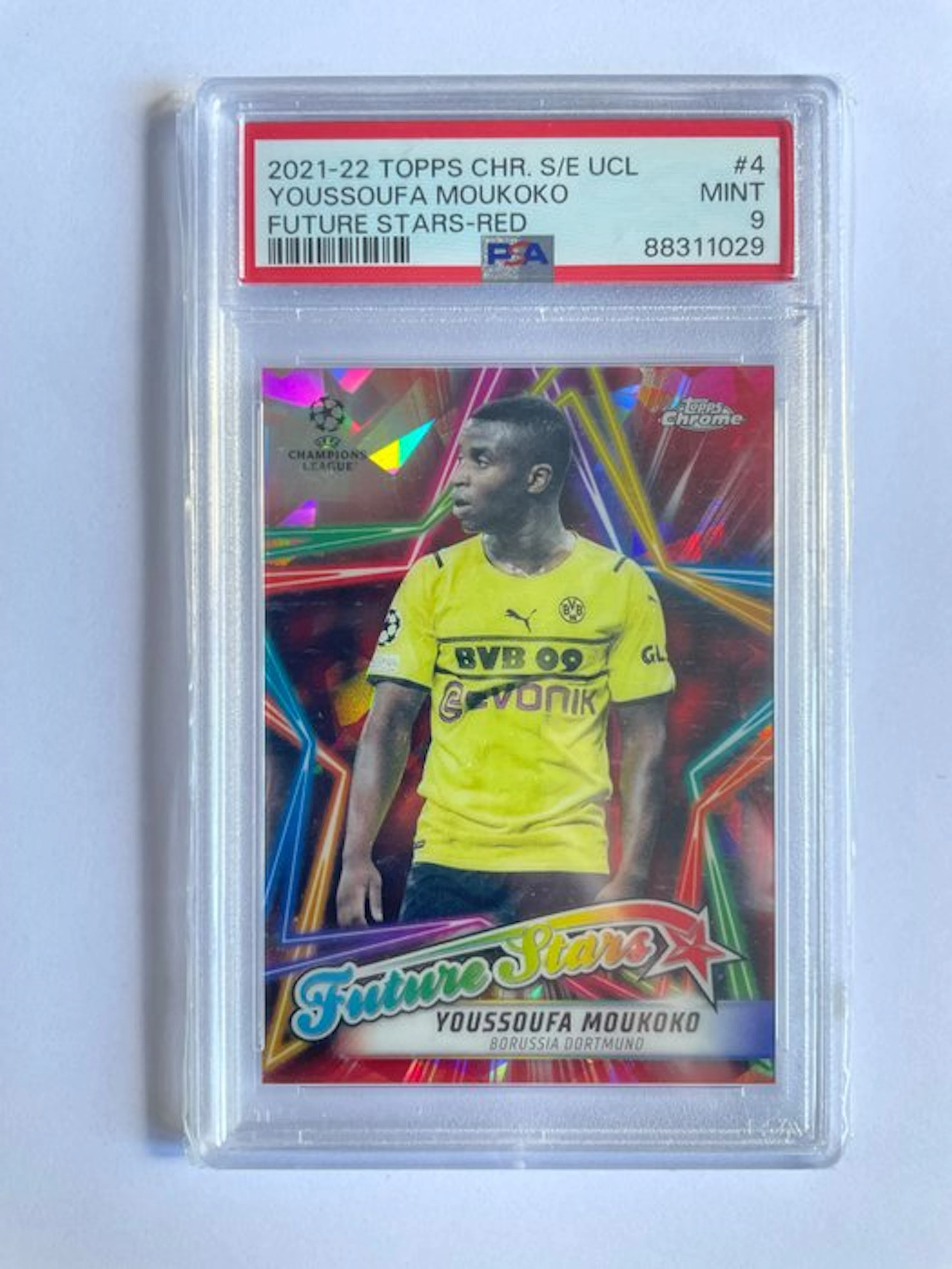 2021/22 Topps Chrome UCL Youssoufa Moukoko /5 #4...