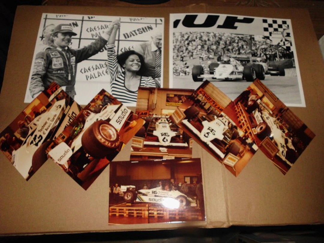 Print - Keke Rosberg - Lotto fotografie originali Saudia Williams f1