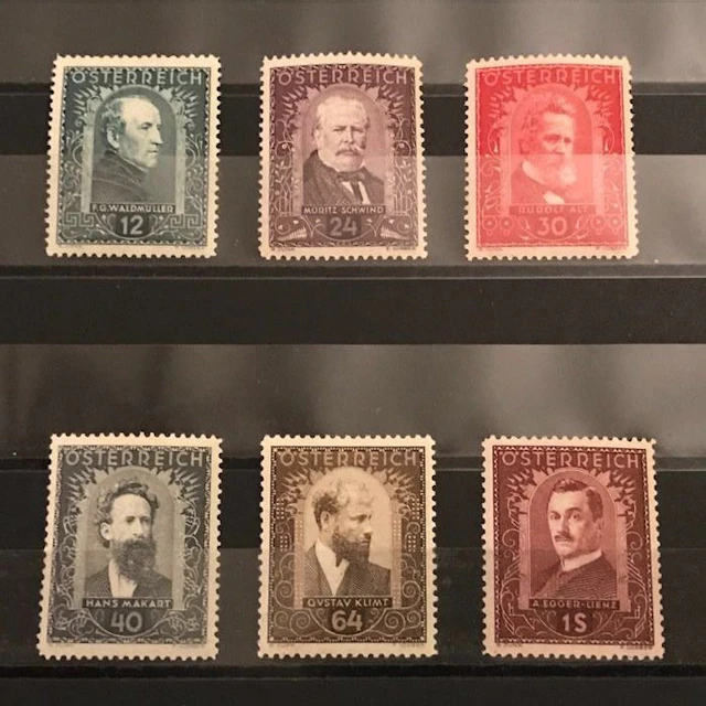 Austria 1932 - Painter - MNH - Michel 545/550