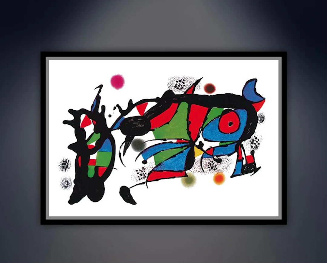 Joan Miro (1893-1983) - “Obra de Joan Miro, JM-539“. - 100 x 70 cm.