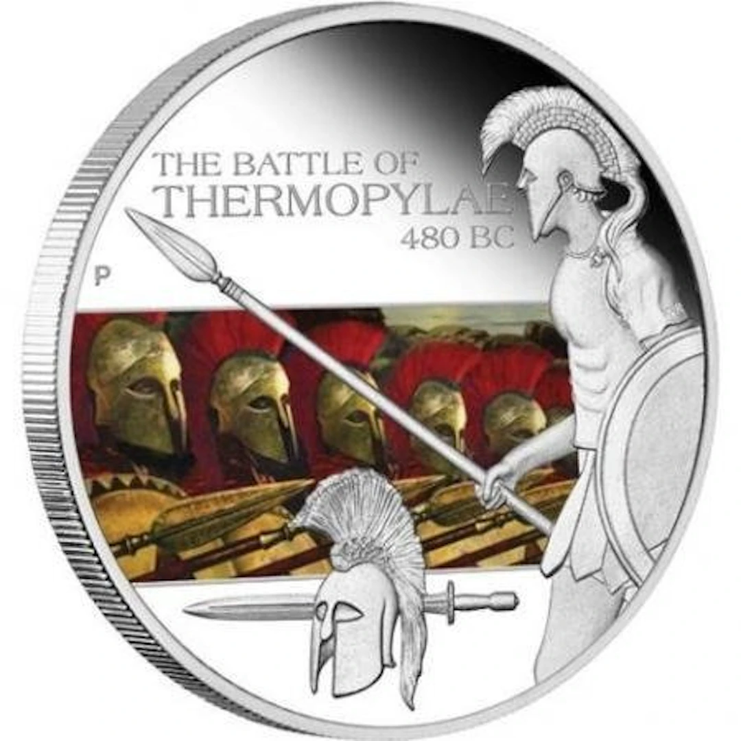 Tuvalu. 1 Dollar 2009 'Famous Battles in History - The...