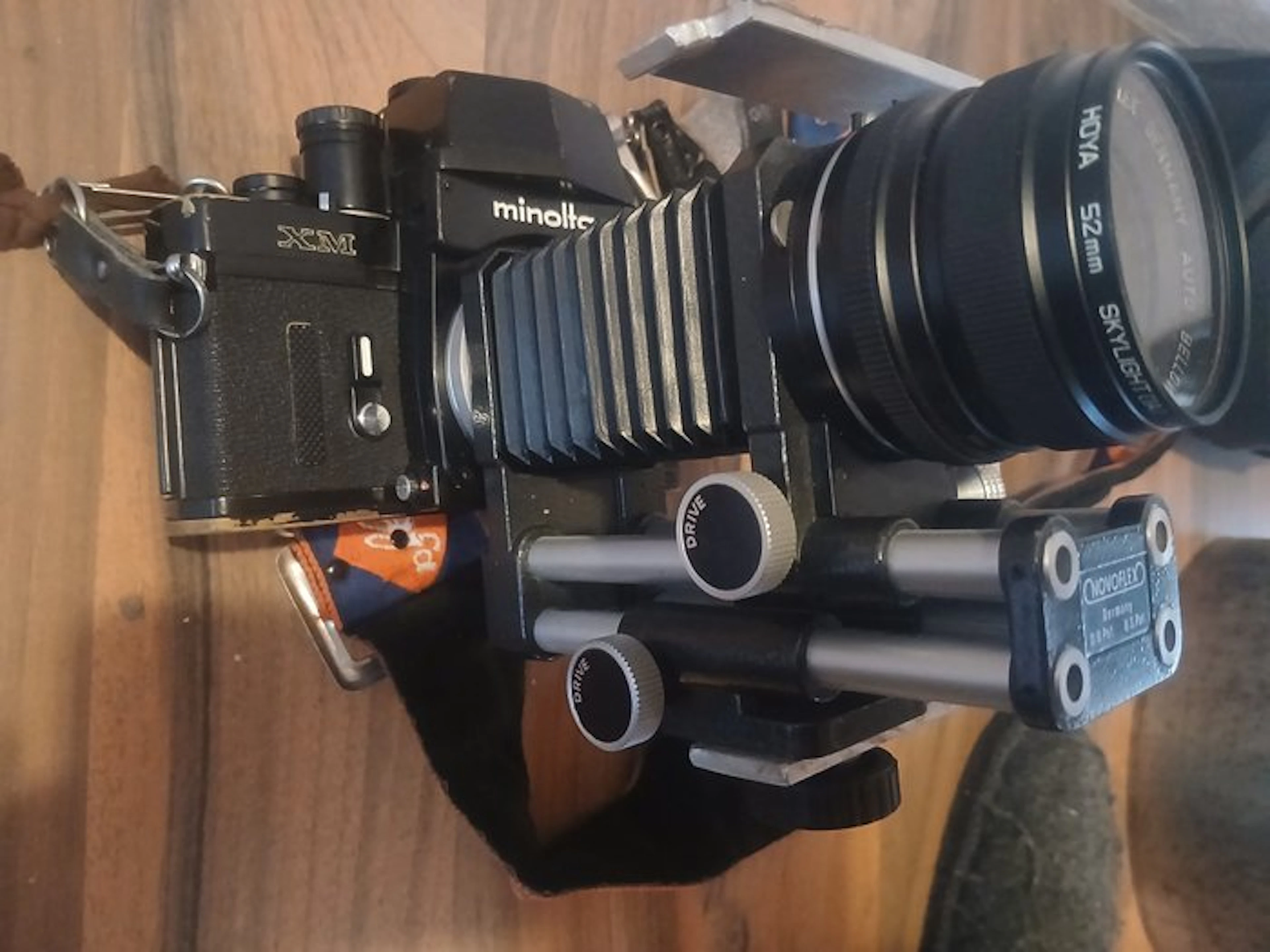 Minolta, Novoflex XM + Balgen + Noflexar F4.0 / 105mm | Analogue compact camera