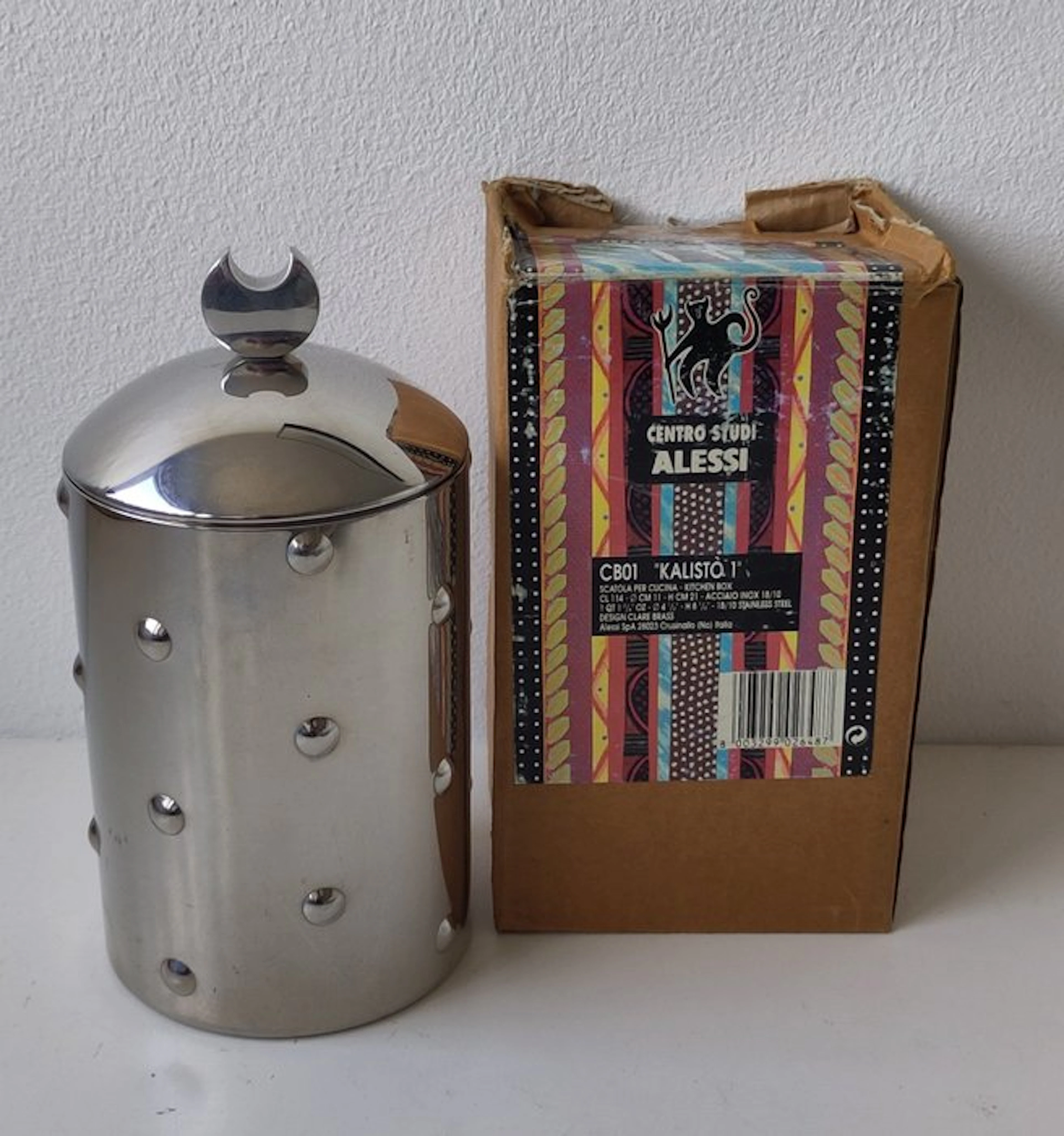 Alessi - Clare Brass - Jar - Kalistó 1 - Steel - CB01
