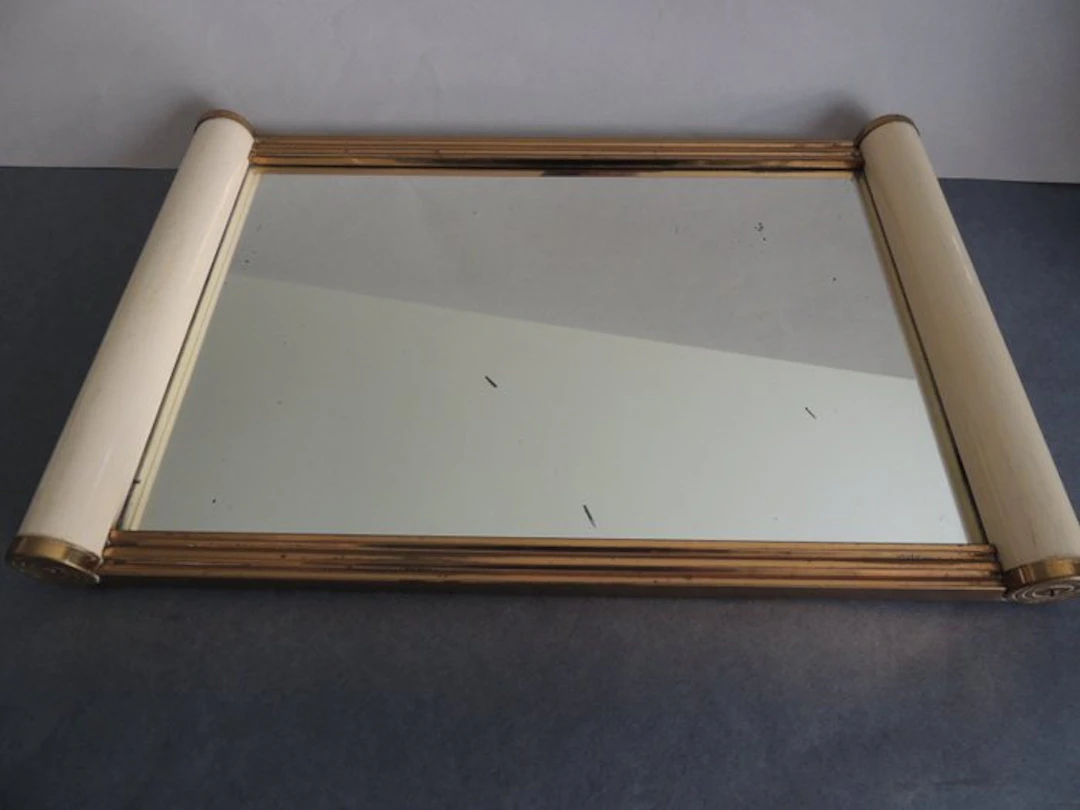 Decorative tray - Large rectangular Art Deco mirrored tray - 1930 - France