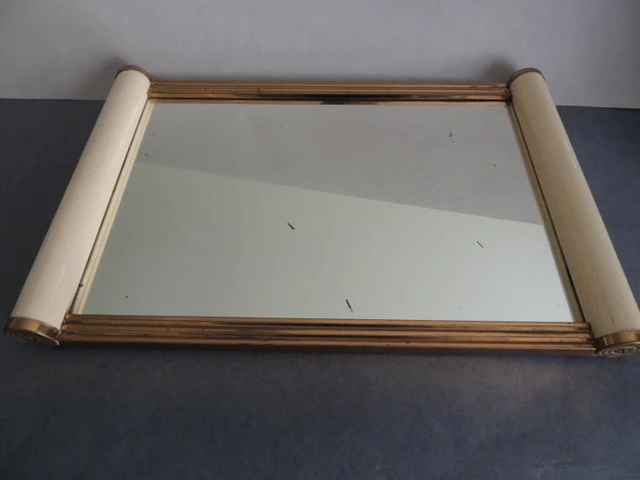 Decorative tray - Large rectangular Art Deco mirrored tray - 1930 - France
