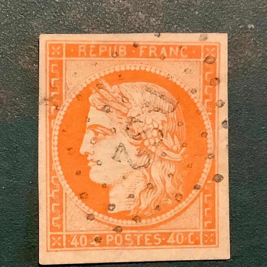 France 1849 - 40 cent Ceres with wide margins - Yvert 5