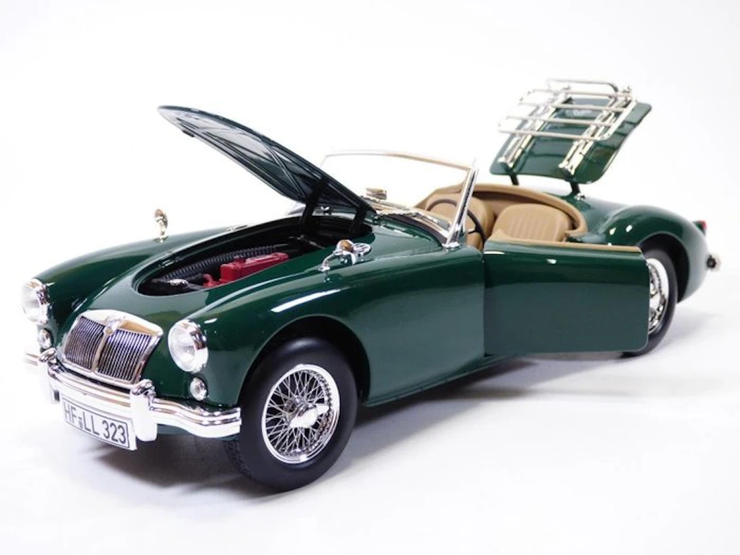 Norev 1:18 - Model convertible car - MG MGA Roadster 1955 BRG