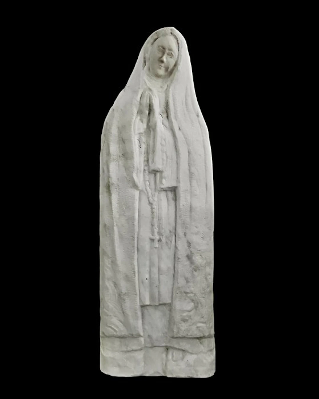 Sculpture, Maagd Maria - Handgesneden - 38 cm - Marble