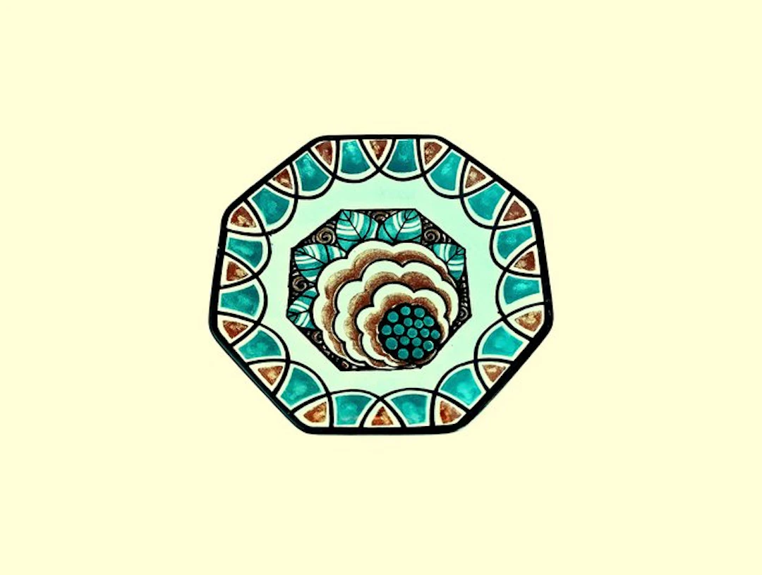 Vide poche - Fayenceries SARREGUEMINES - Art Deco...