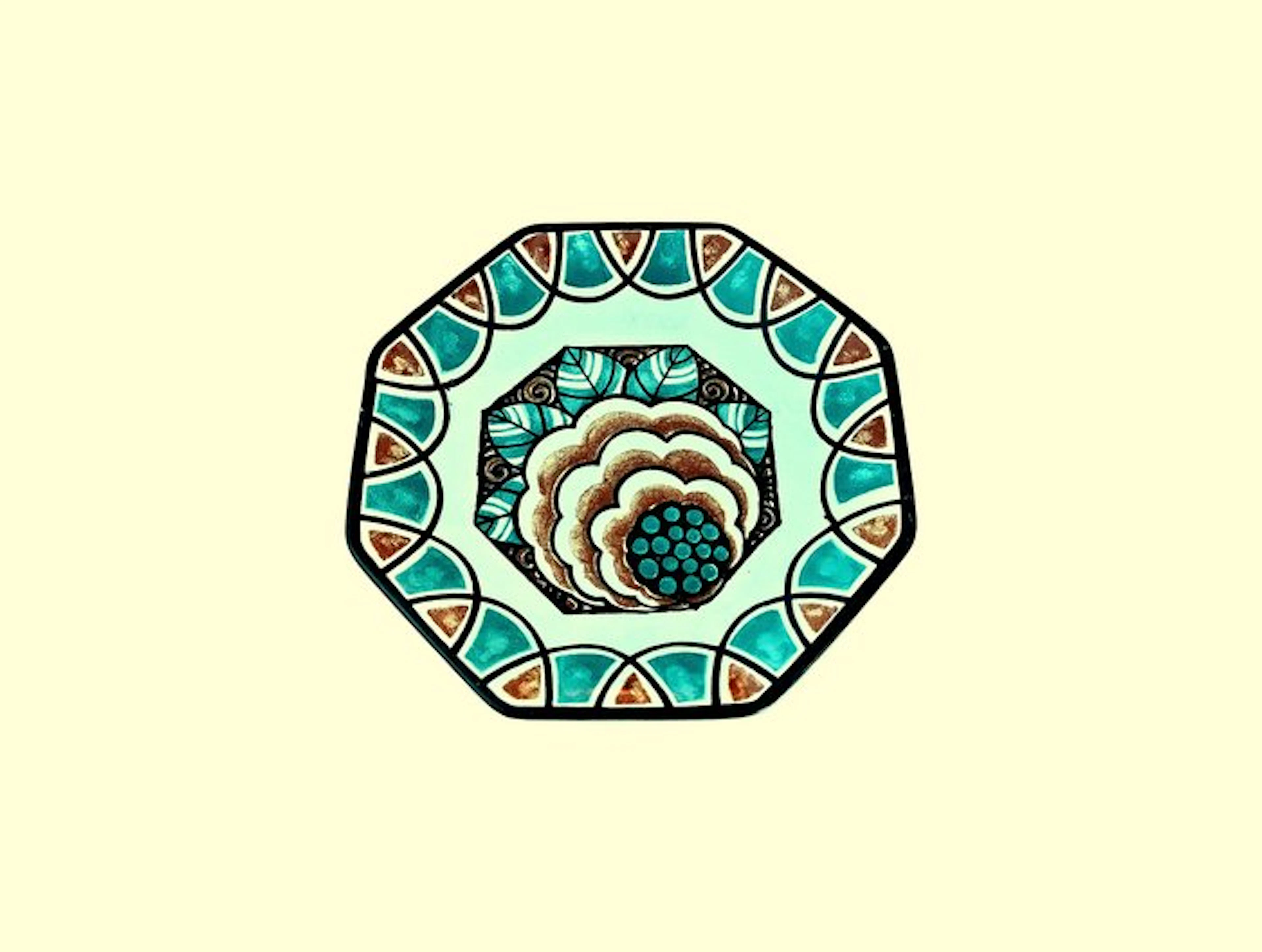 Vide poche - Fayenceries SARREGUEMINES - Art Deco...
