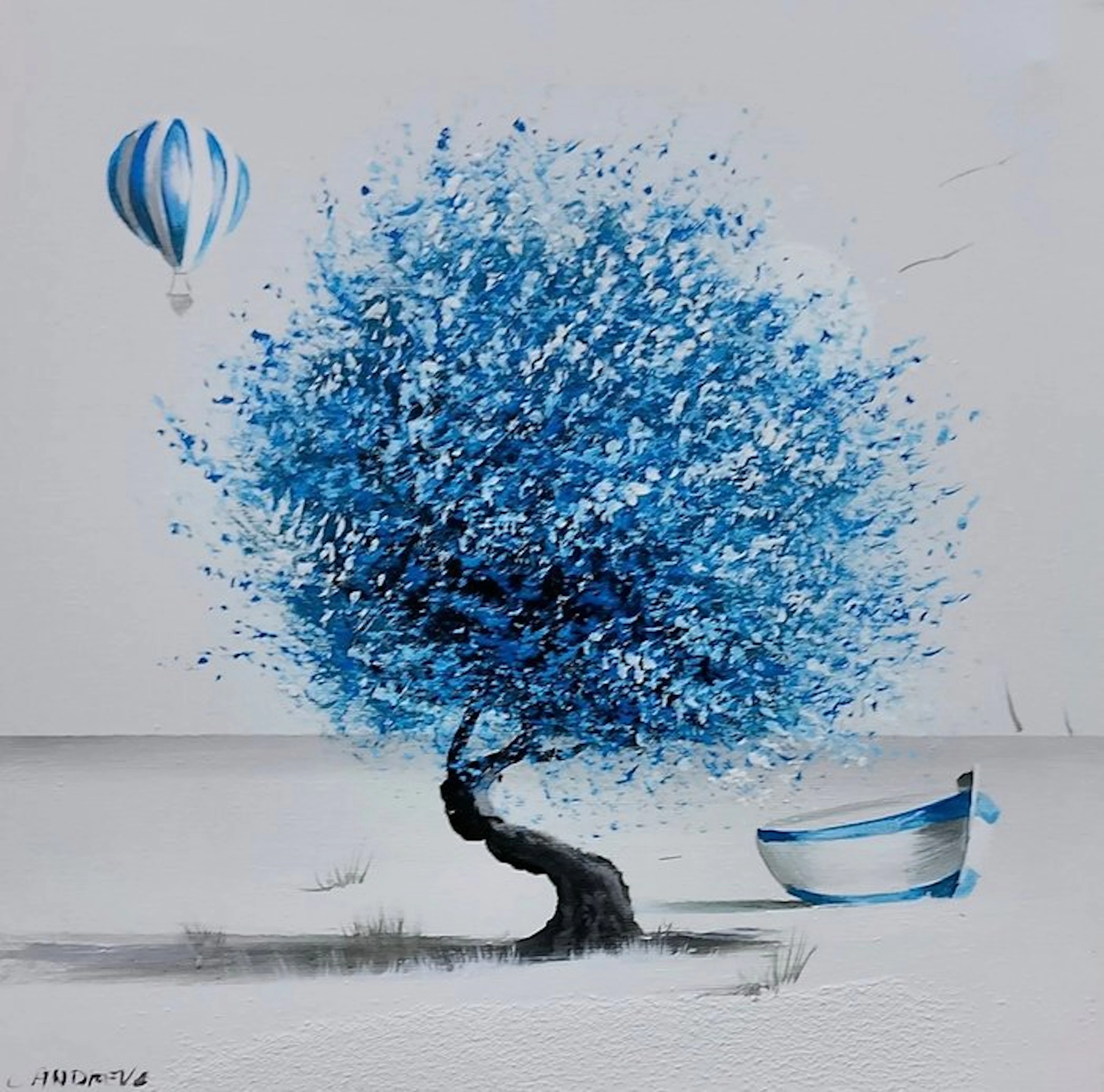 Andrea Candreva (XX-XXI) - Mongolfiera blu