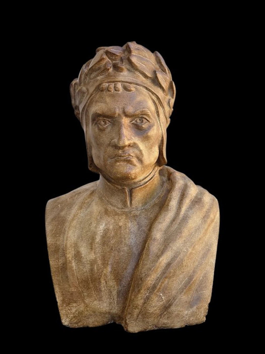 Figure - Busto Dante - marble powder