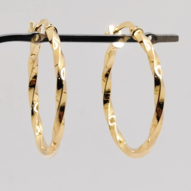 No reserve price - Earrings - 18 kt. Yellow gold