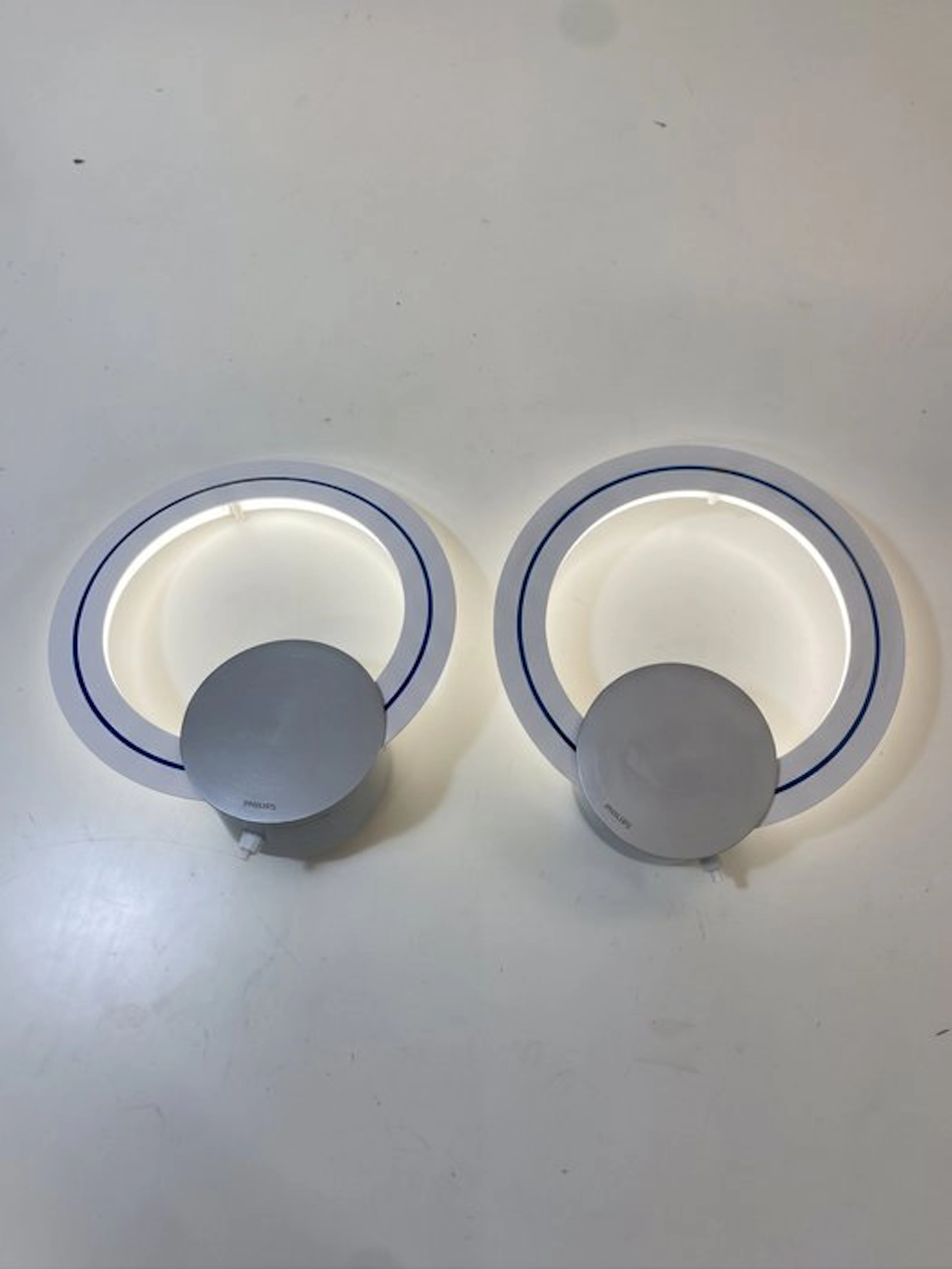 Philips - Wall sconce (2) - Metal, Glass, Plastic