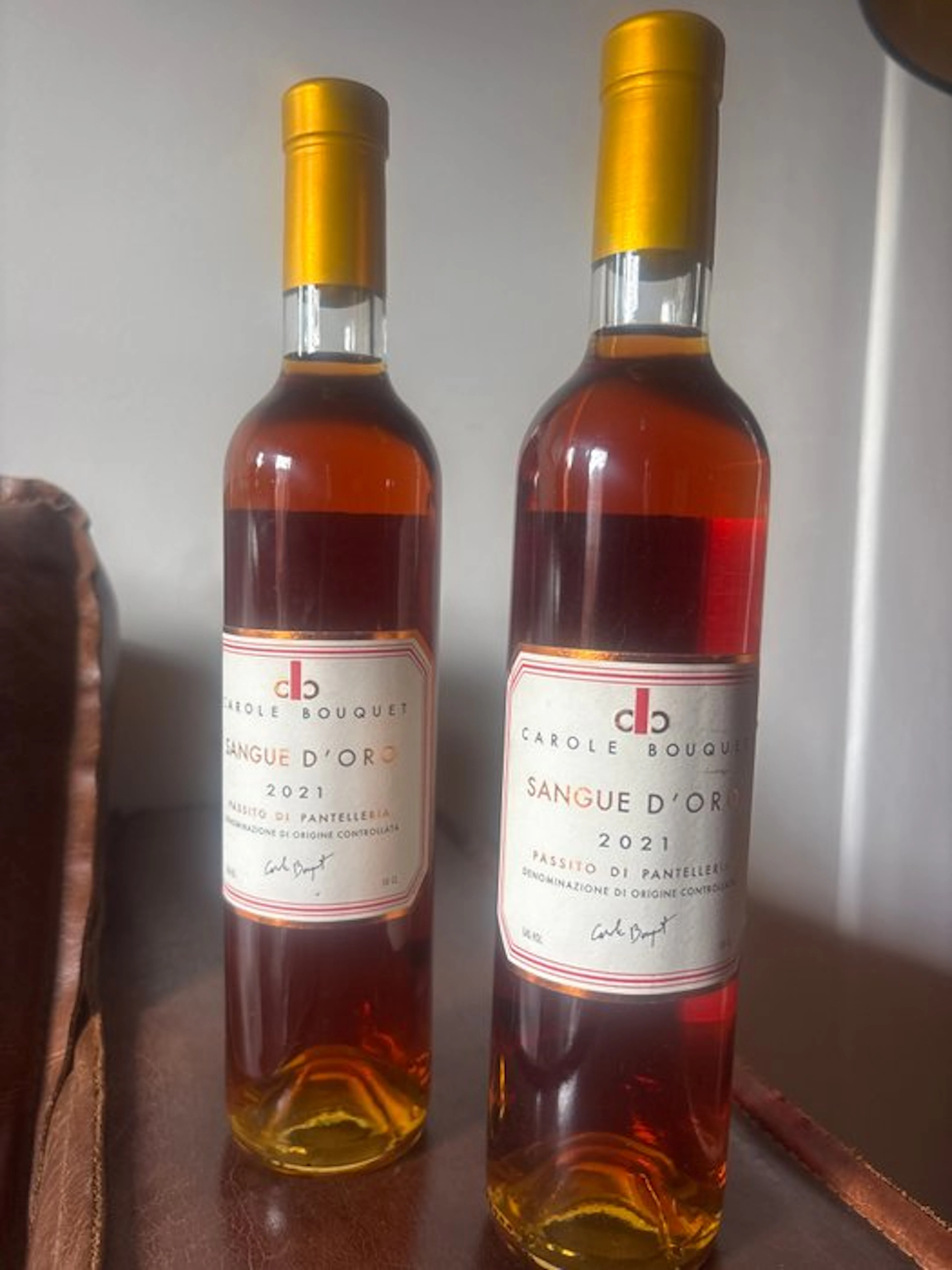 2021 Carole Bouquet Sangue d'Oro Passito di Pantelleria...