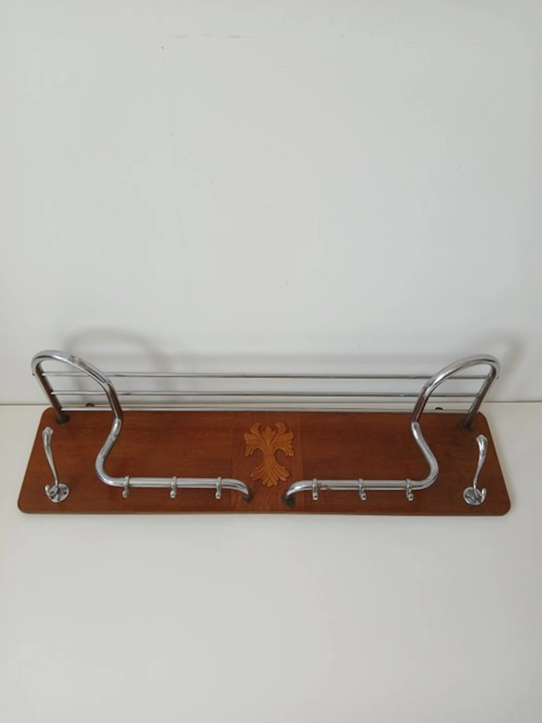Coat rack - Chrome plated - Design - 1950s