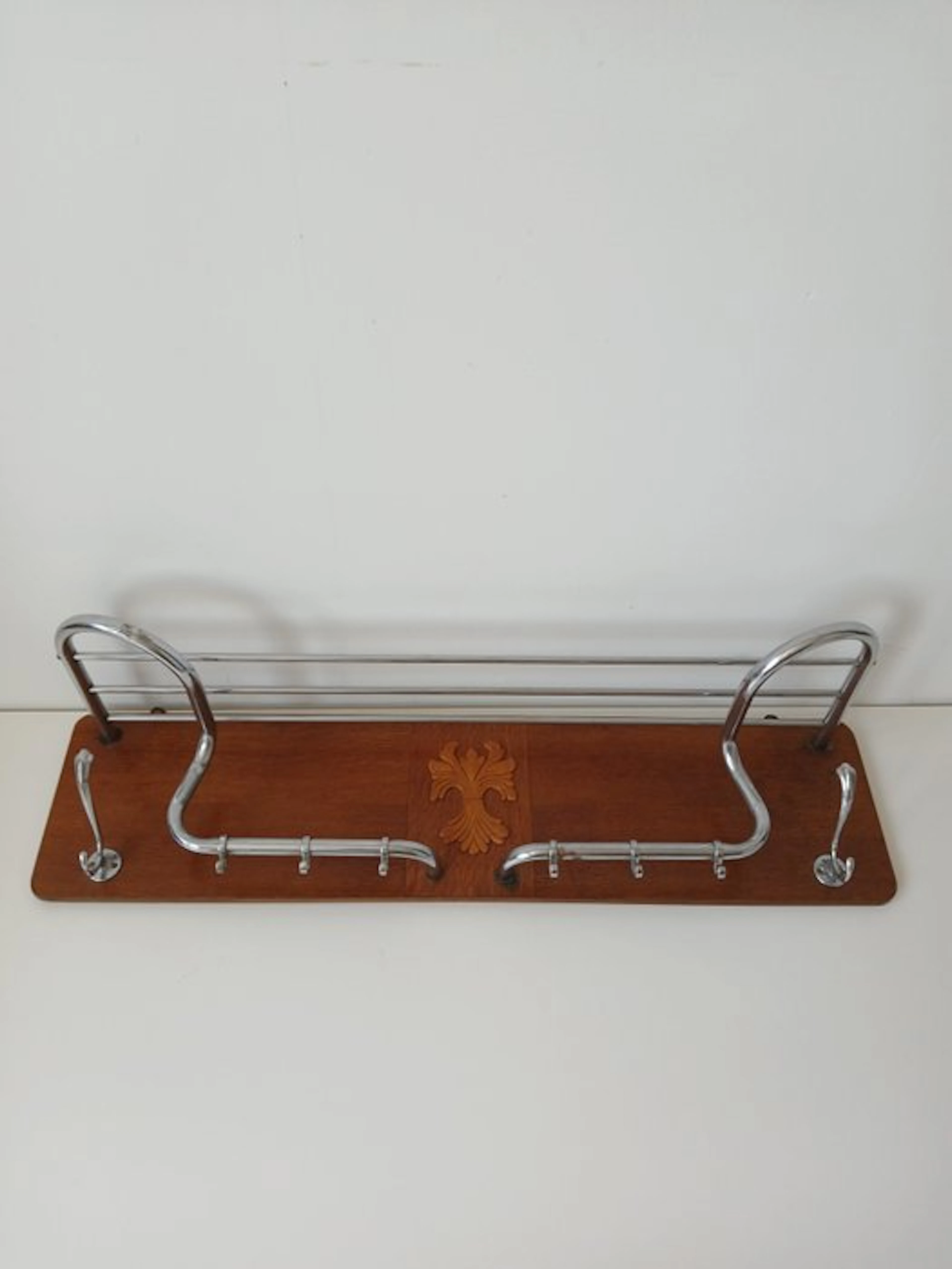 Coat rack - Chrome plated - Design - 1950s