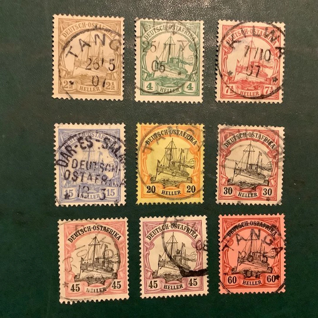 German Colonies - East Africa 1905 - Auxiliary yacht full...