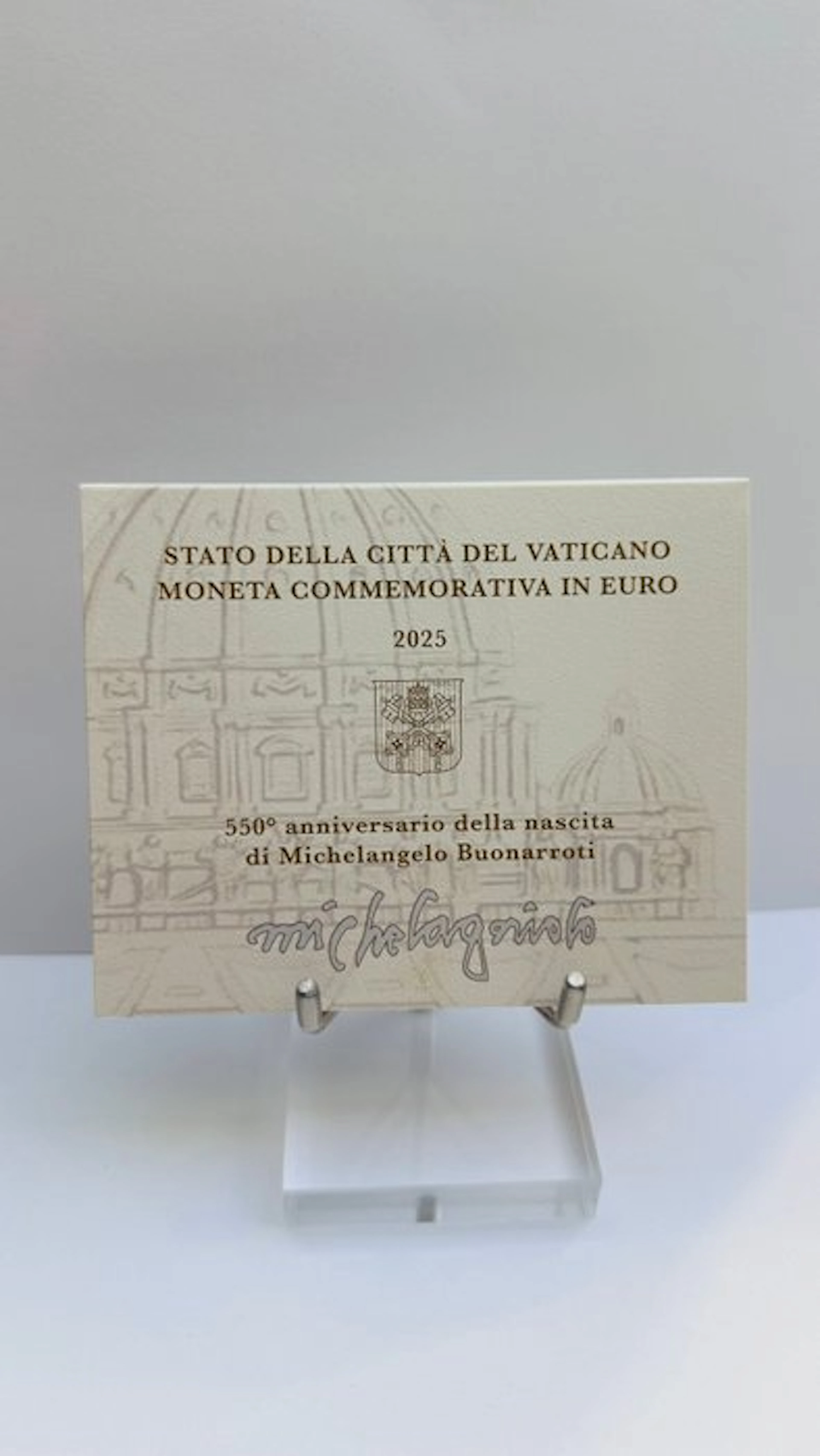 Vatican. 2 Euro 2025 "Michelangelo" (No reserve price)