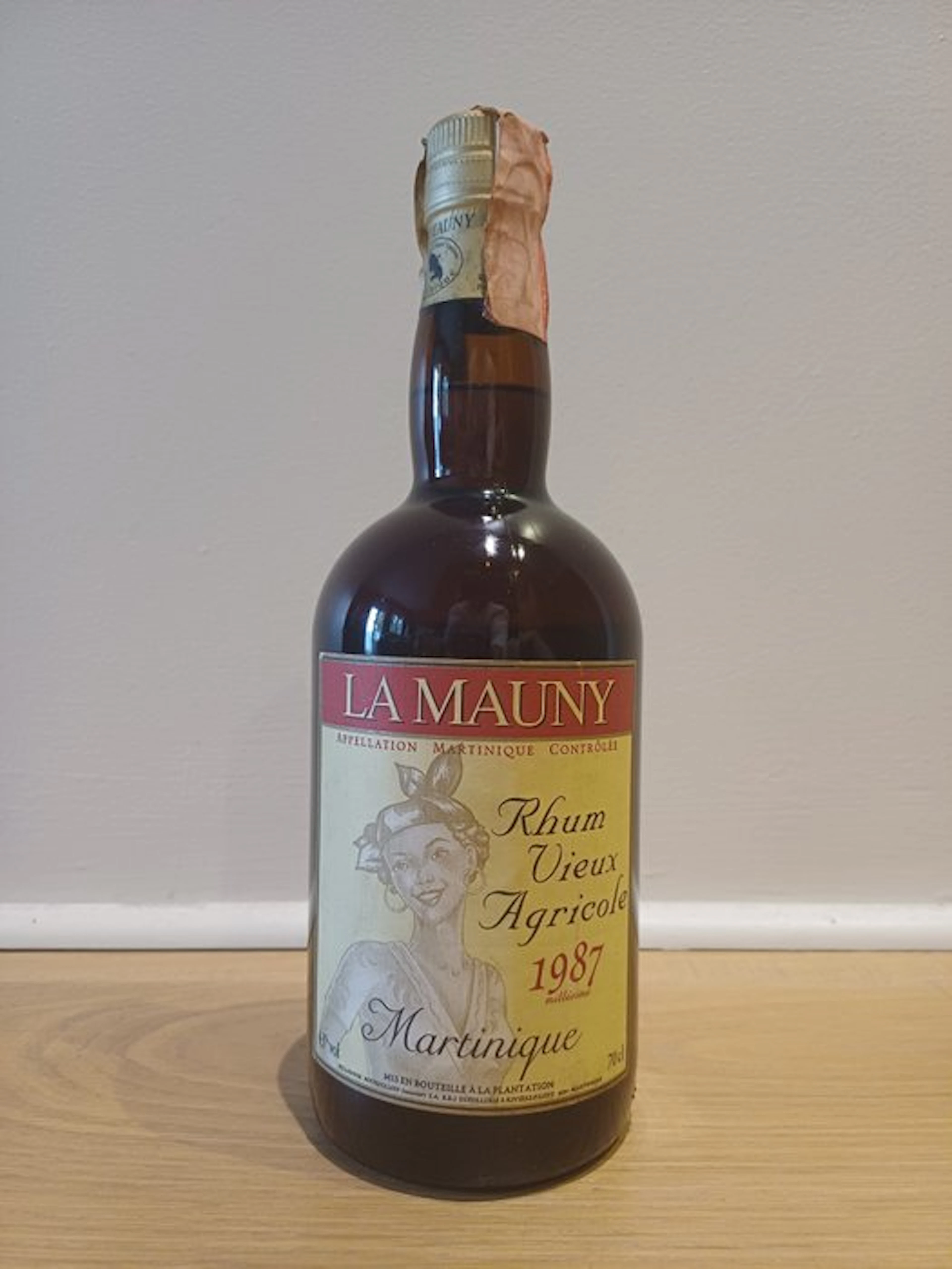 La Mauny 1987 - Rhum Vieux Agricole Millésime - b. 1990s - 70cl