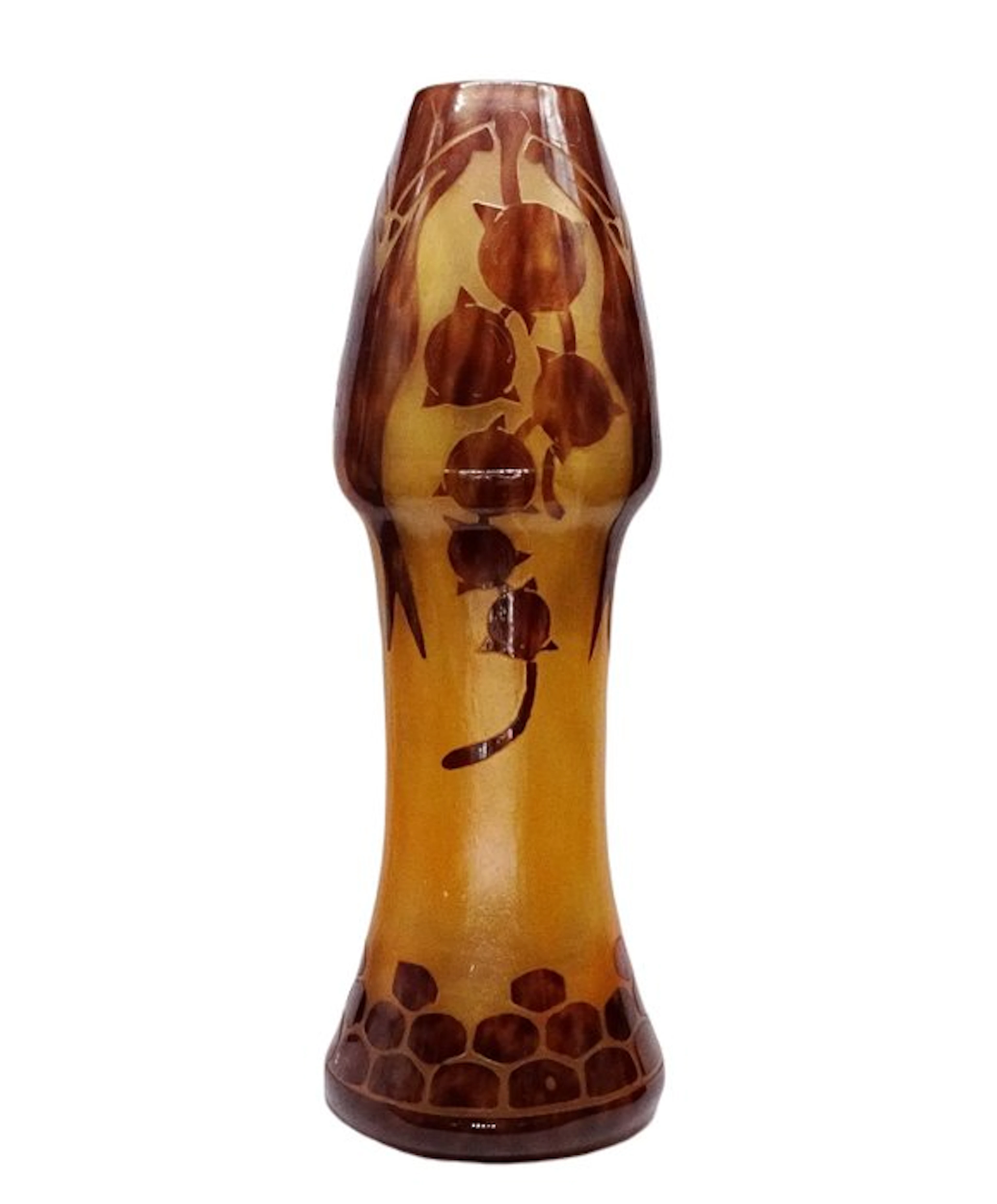 Vase - Charles Schneider - Eucalyptus Vase signed with a...