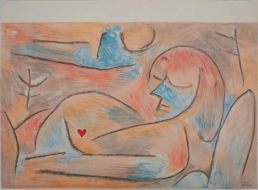 Paul Klee (1879-1940) - Nu amoureux